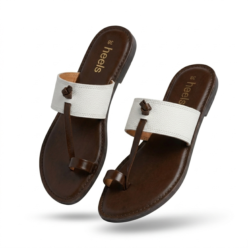 Blake Leather Thumb Kohlapuri Slippers - The Heels India
