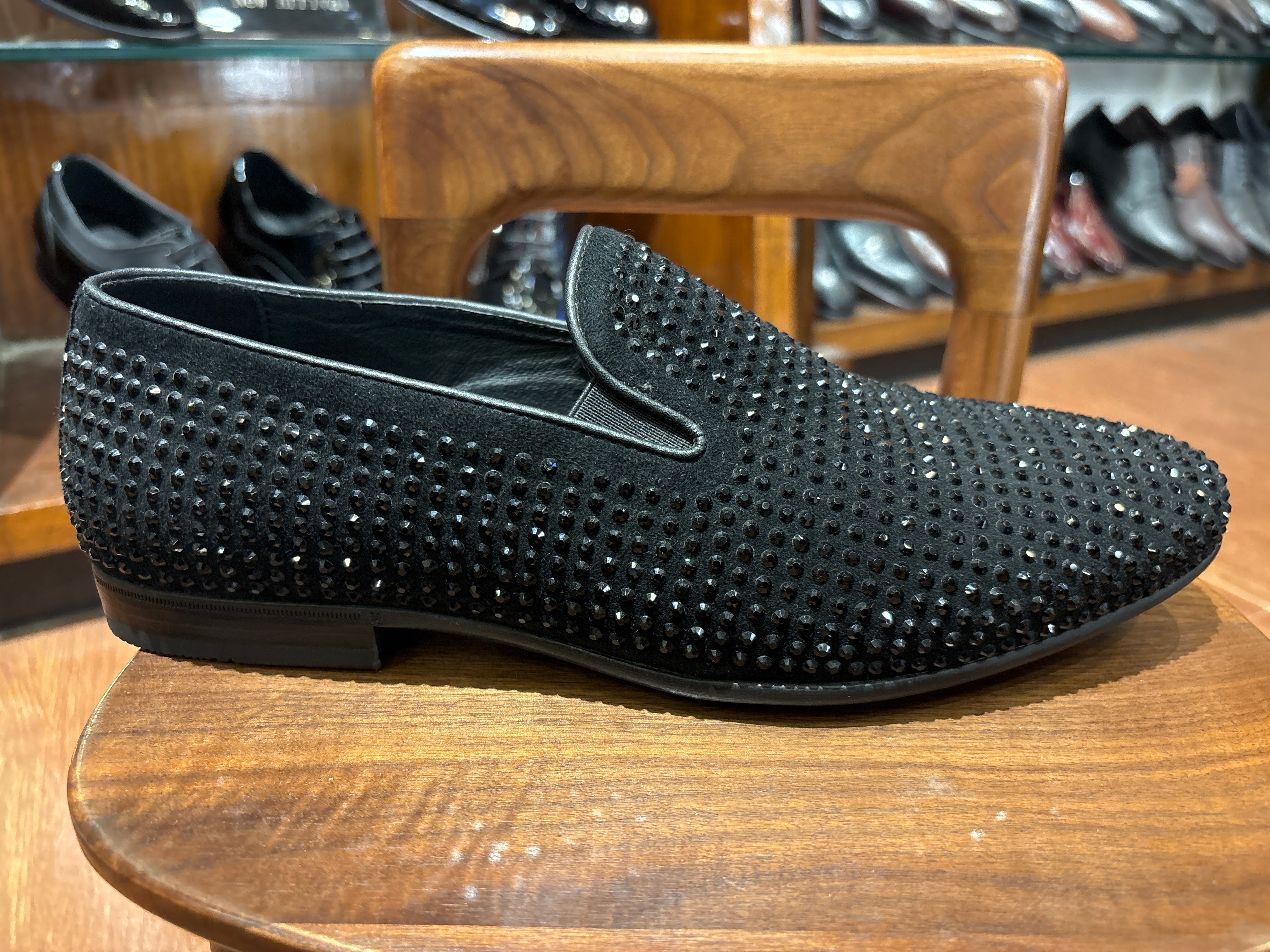 Bruyne Bling Party Formal Leather Slip Ons - The Heels India