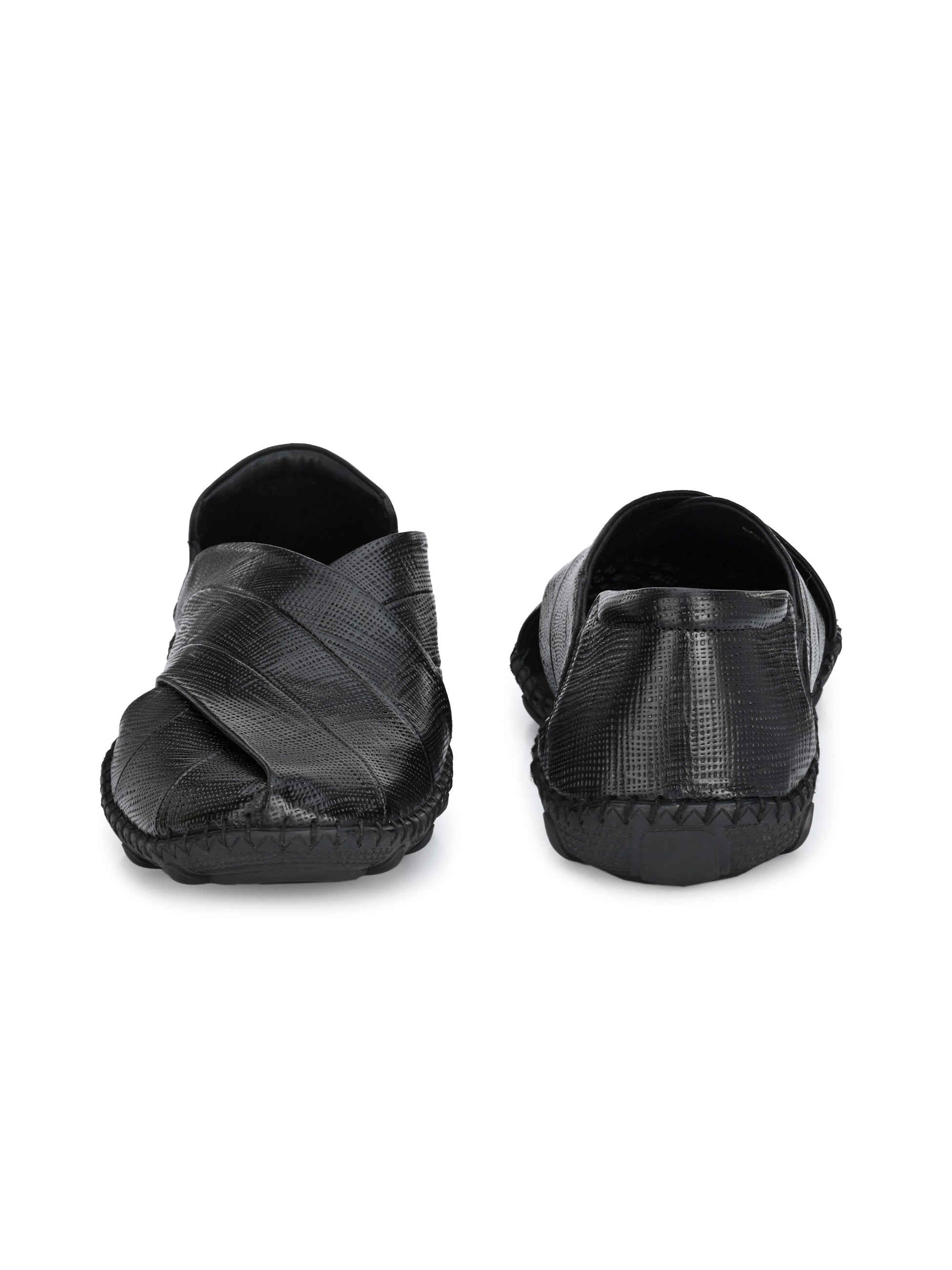 Caspian Leather Ethnic Slip-ons