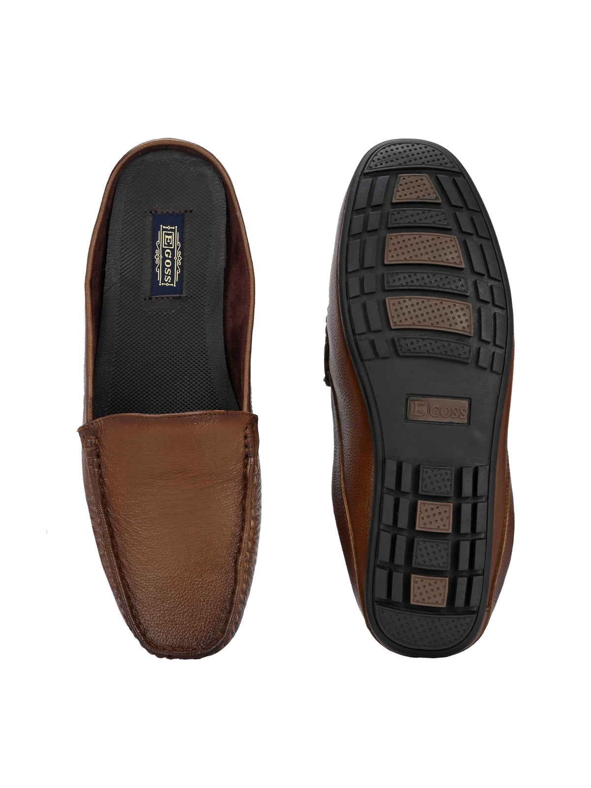 Flint Leather Casual Slip-On Mules