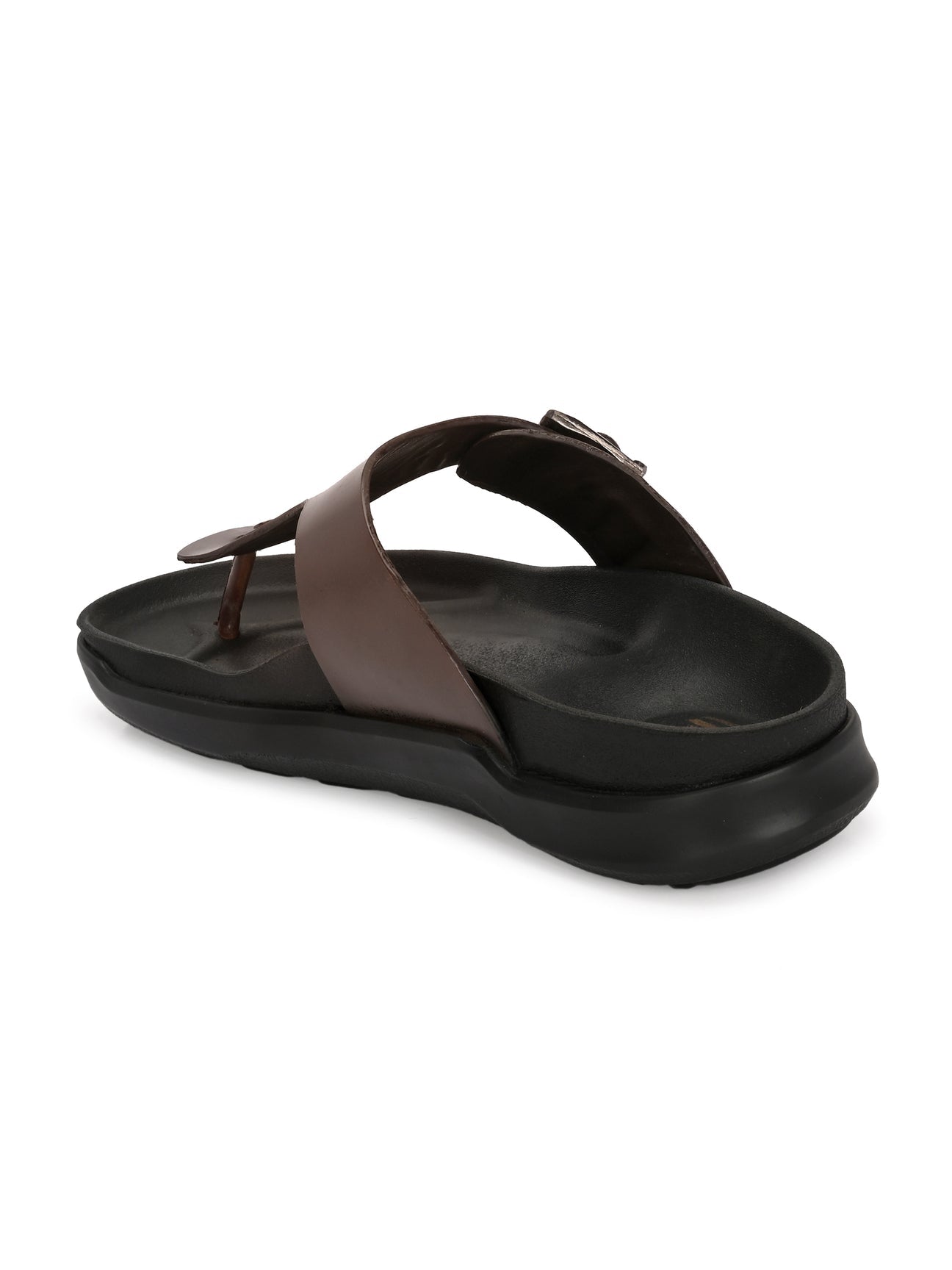 Piquè Leather Cushion Slippers - The Heels India