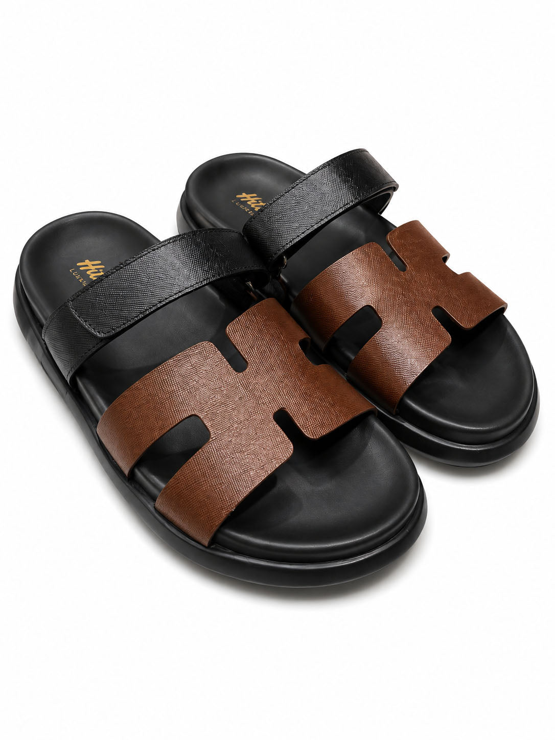 Adams Leather Cushioned Slippers