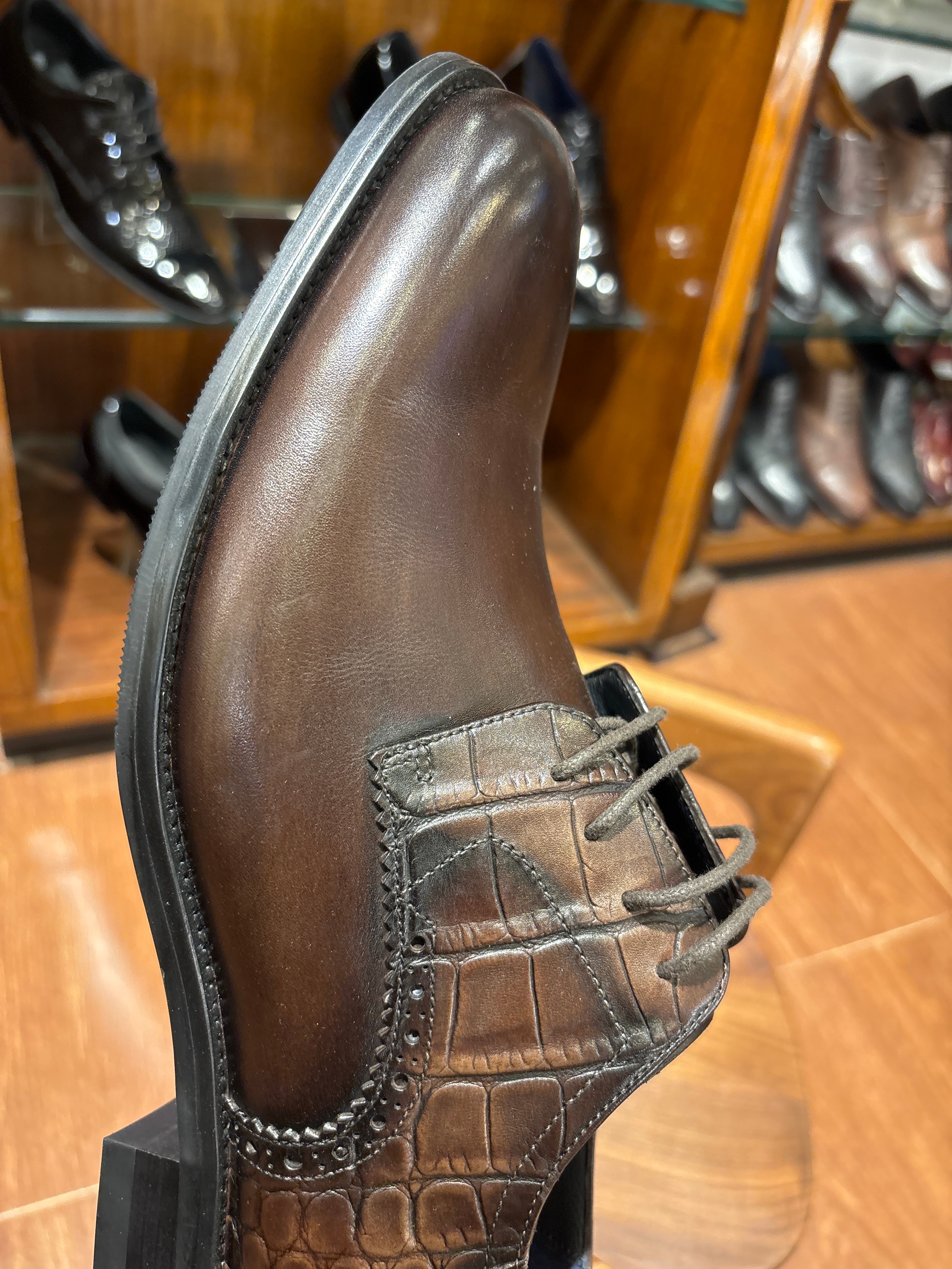 Lewis Premium Leather Luxury Lace Up Derby Shoes - The Heels India