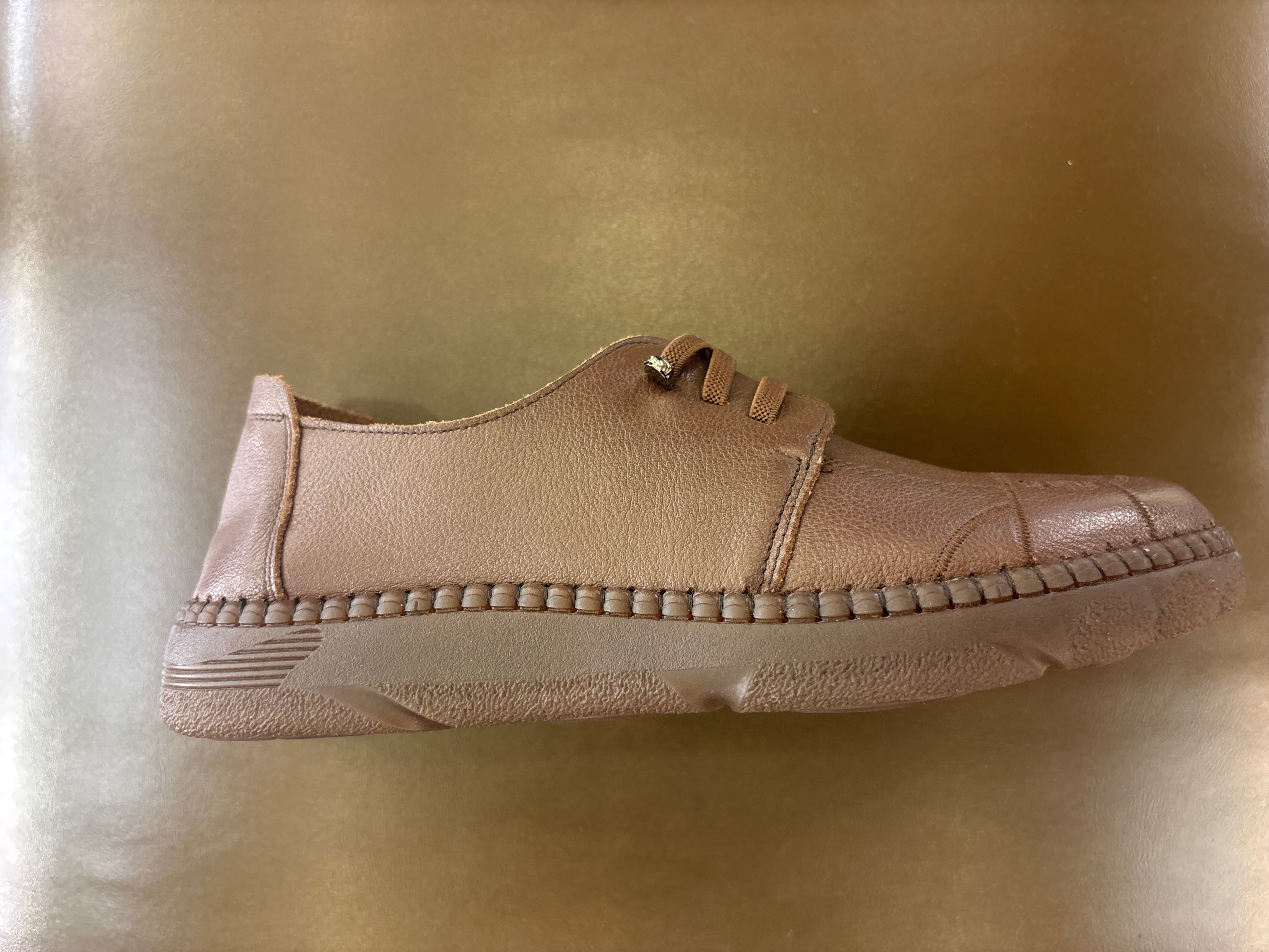 Bianca Premium Leather Comfort Derby Lace Loafers