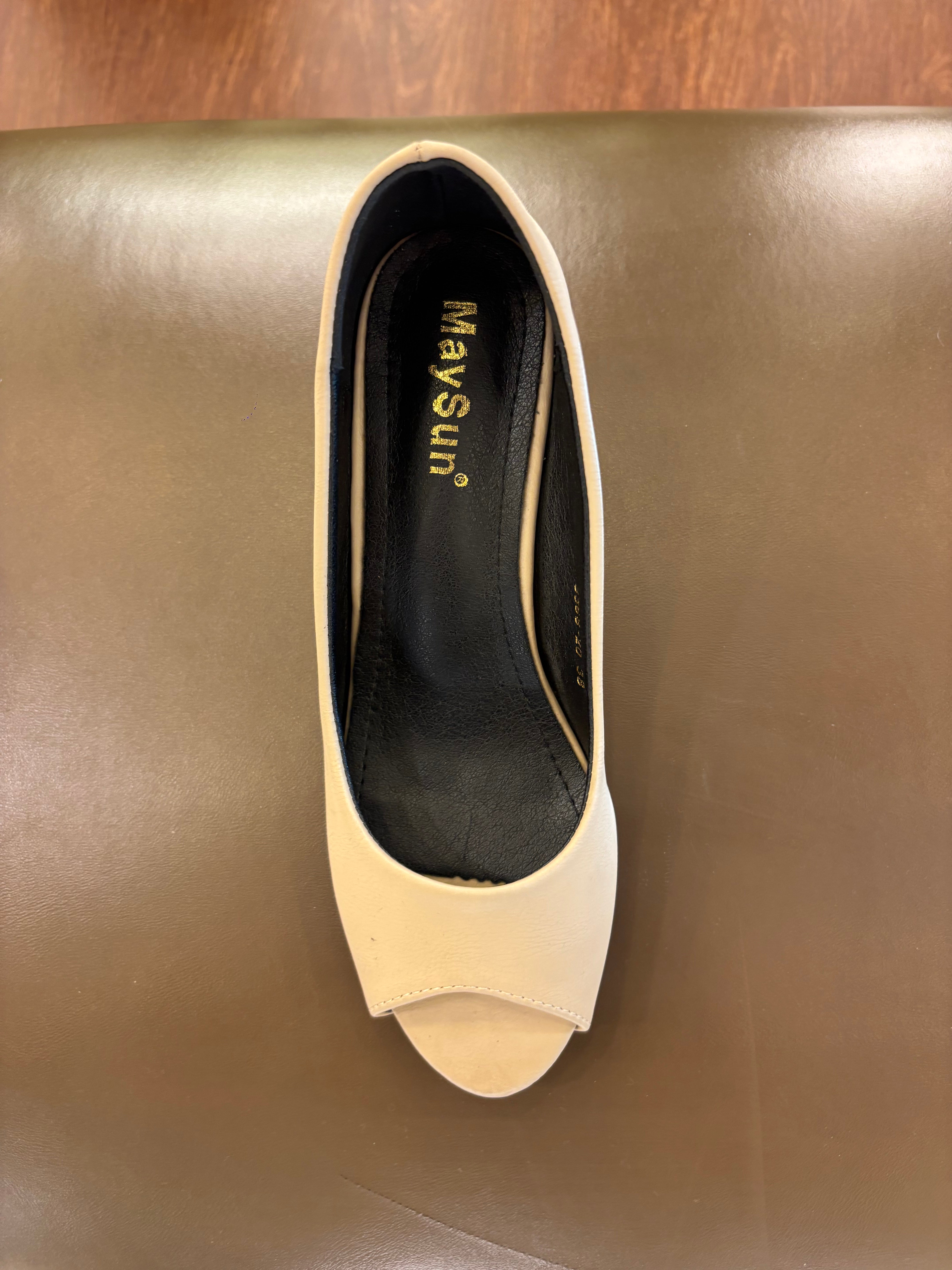 Opera Peep Toe Pencil Heels