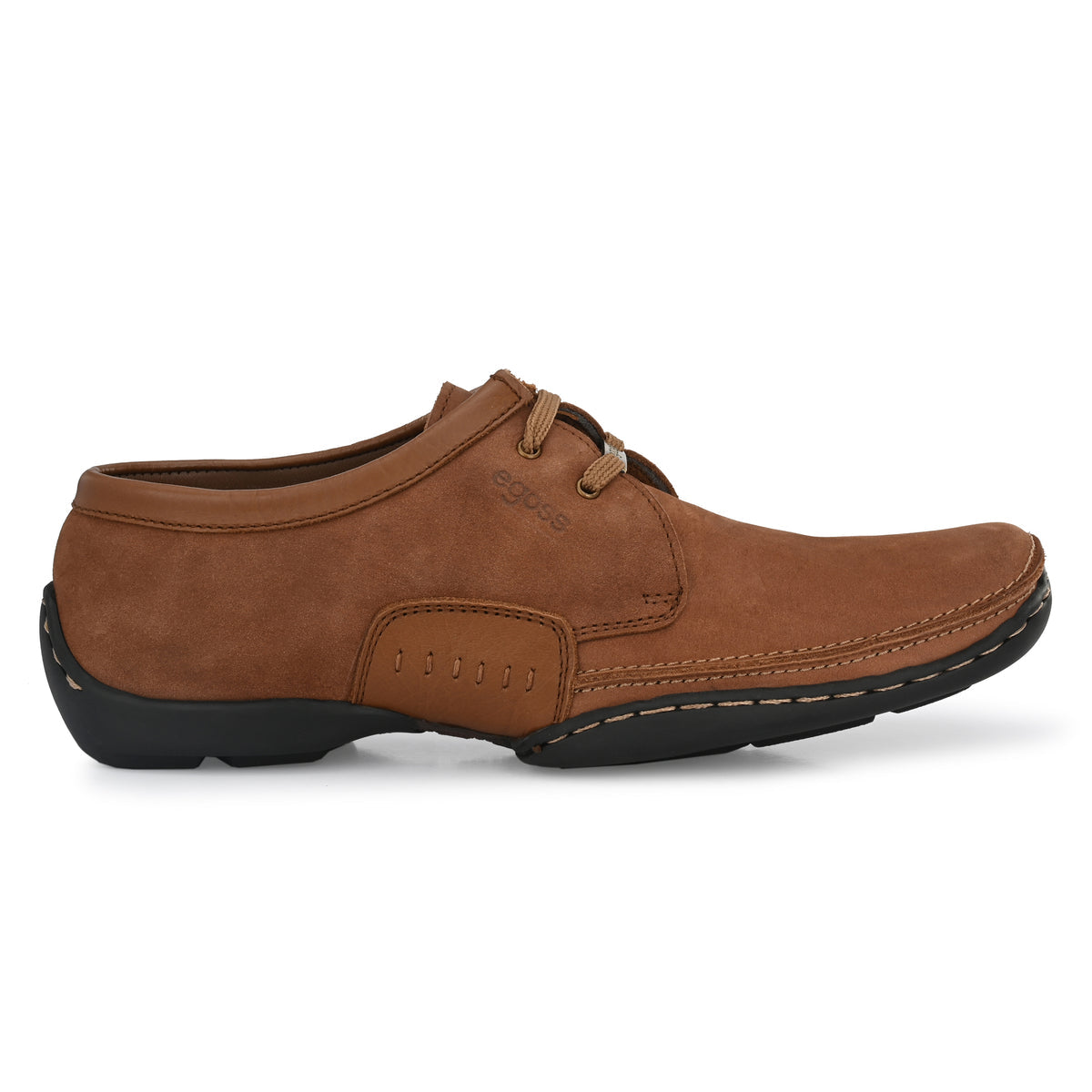 Isakov Leather Casual Stitched Derby Shoes - The Heels India