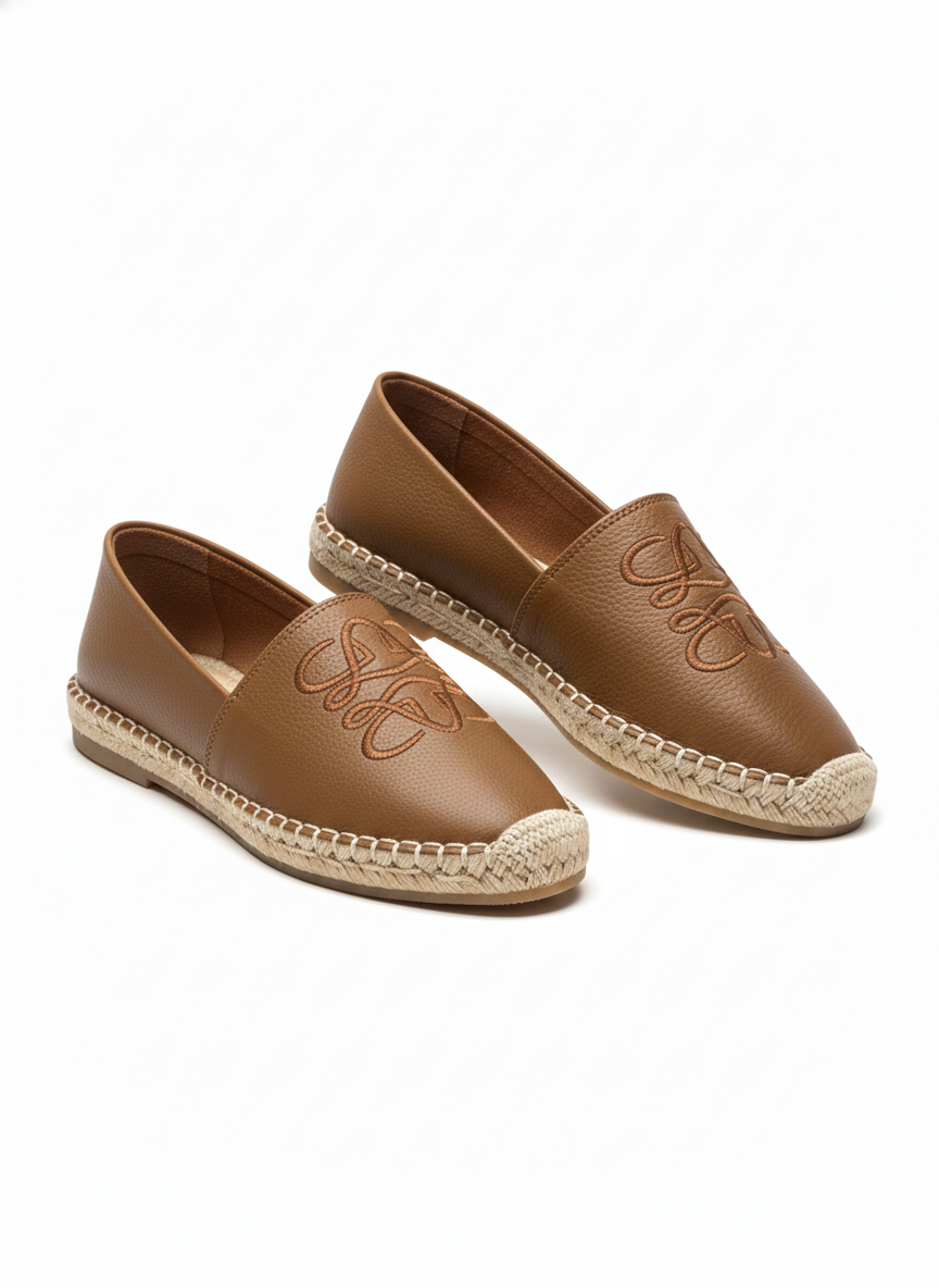 Mensho Cushioned Espadrille Slip On Loafers - The Heels India