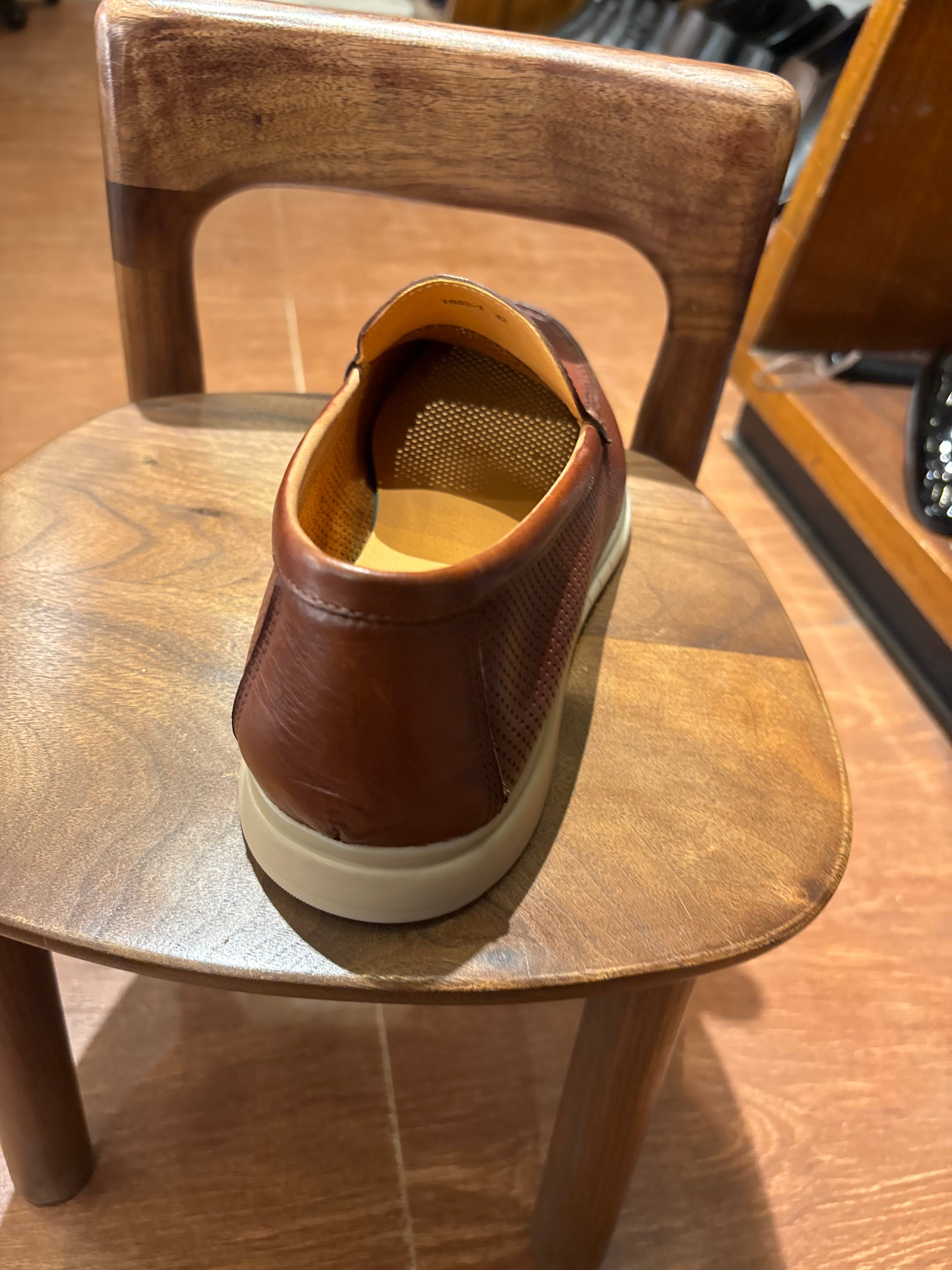 Jude Premium Perforated Leather Slip-On Loafers