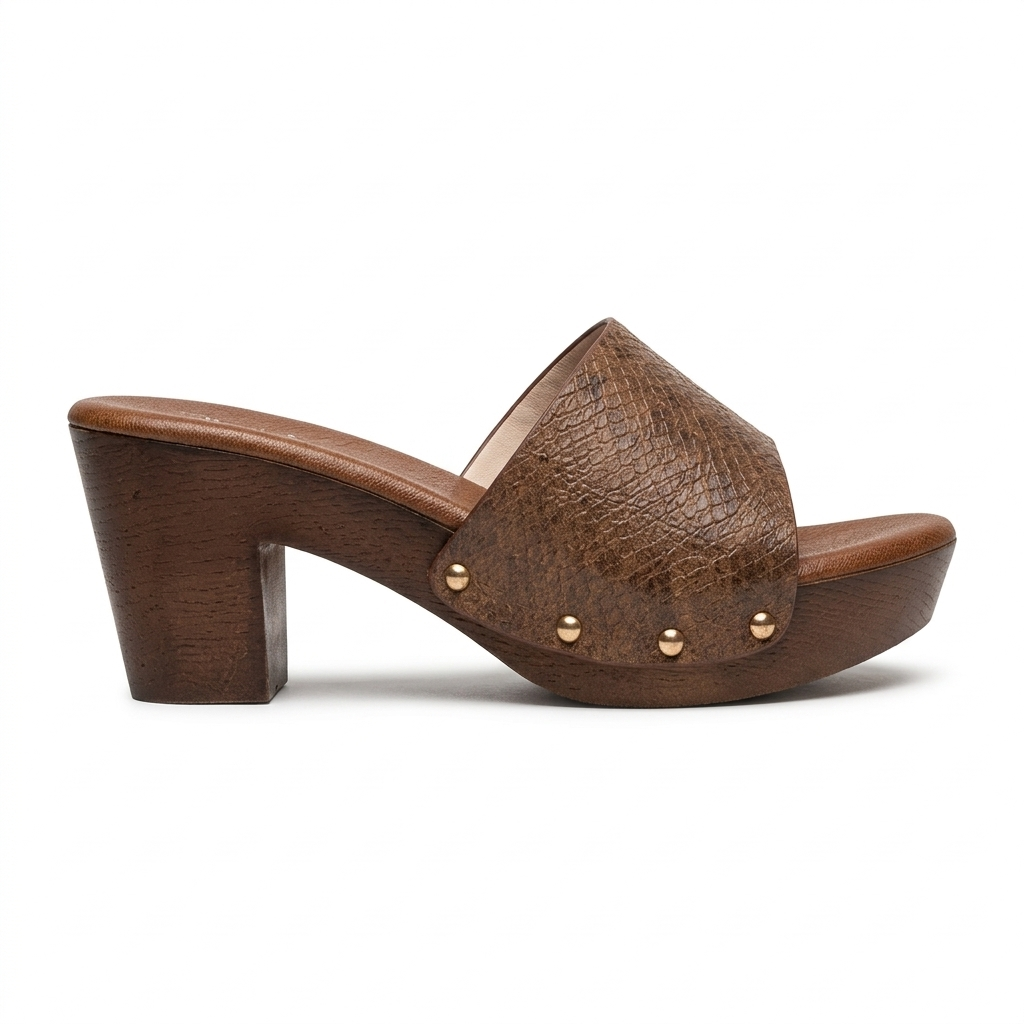 Julia Platform Peep Toe Block Heels