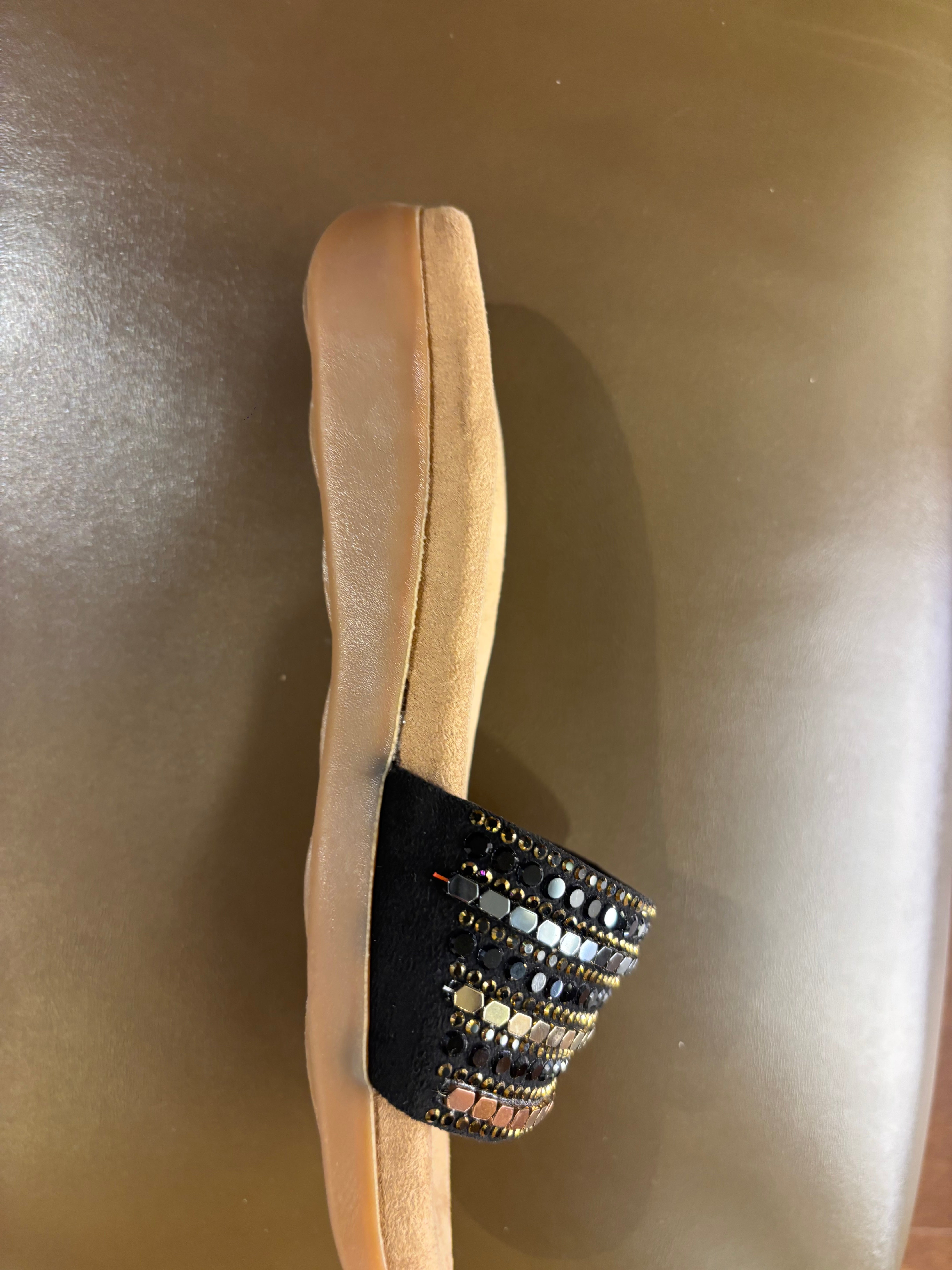 Norelle Cushioned Embellished Comfort Ethnic Sliders
