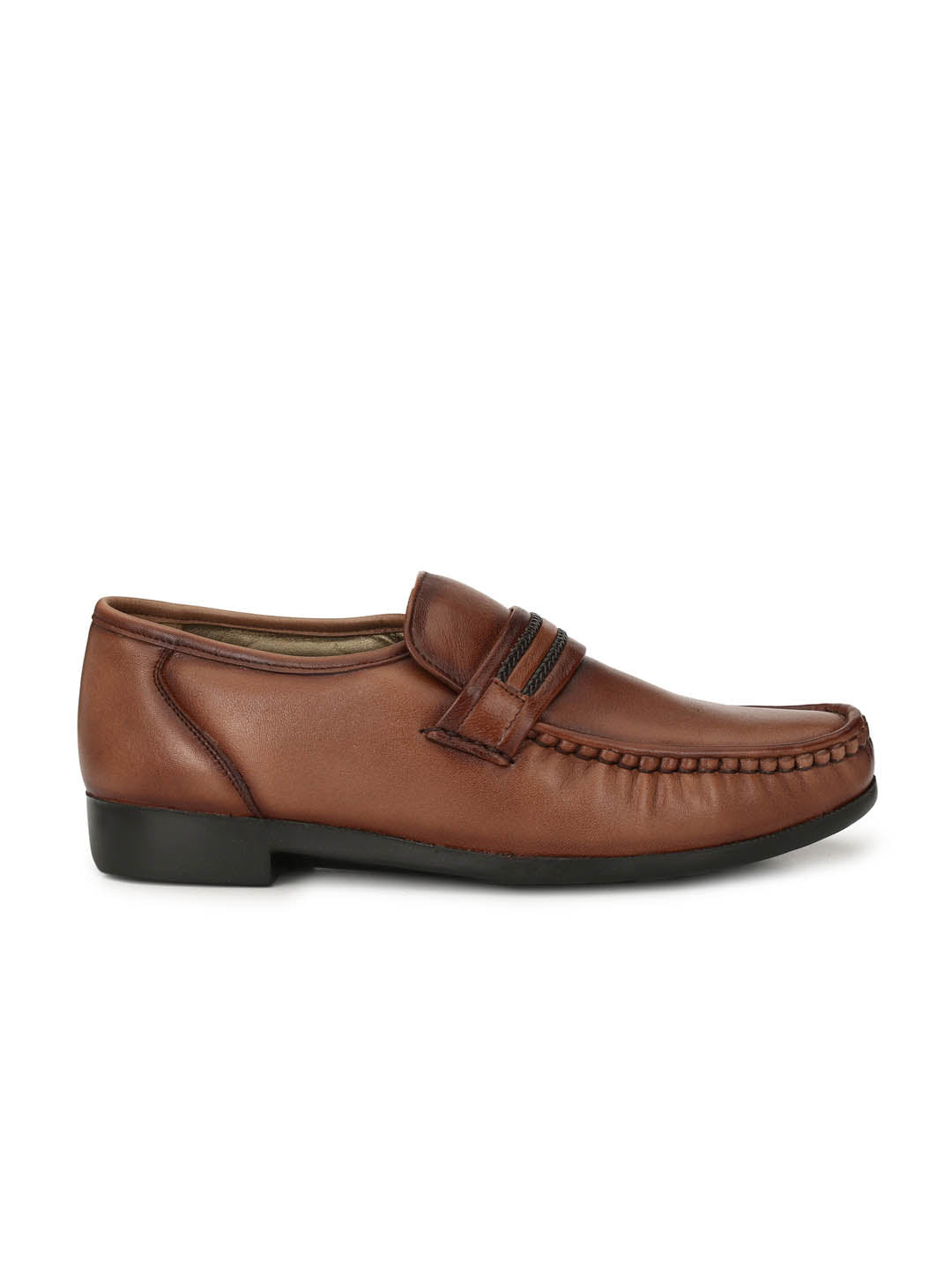 Angelo Leather Formal Cushion Loafers - The Heels India