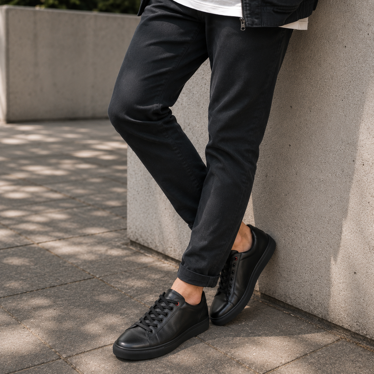 Rome Classic Leather Sneakers - The Heels India