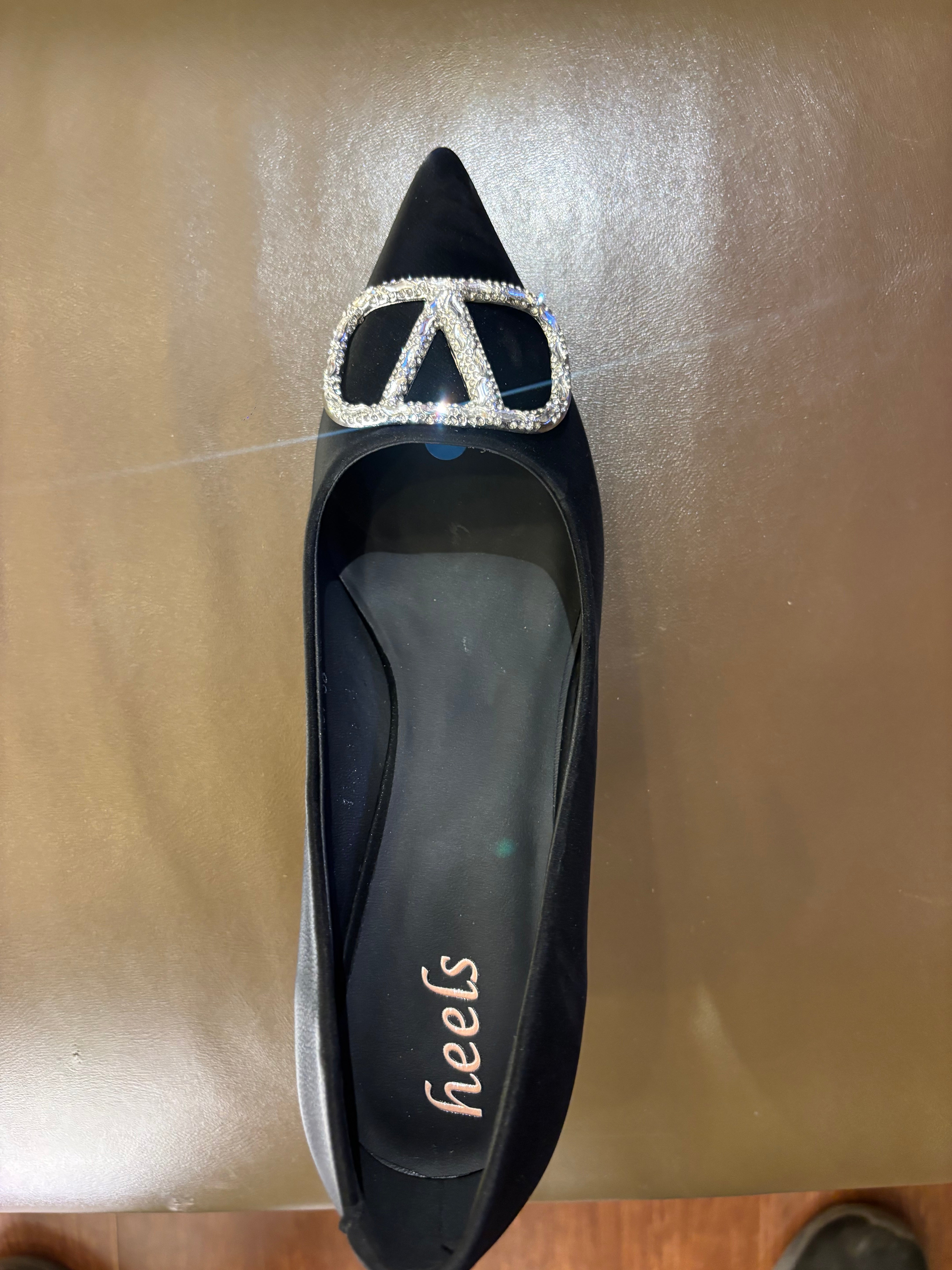 Hellen Premium Pointed Kitten Heel Stilettos