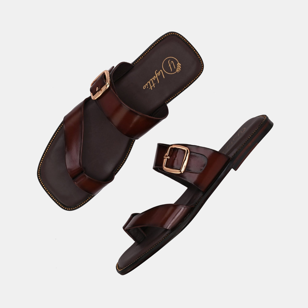 Zorah Luxury Leather Slippers - The Heels India