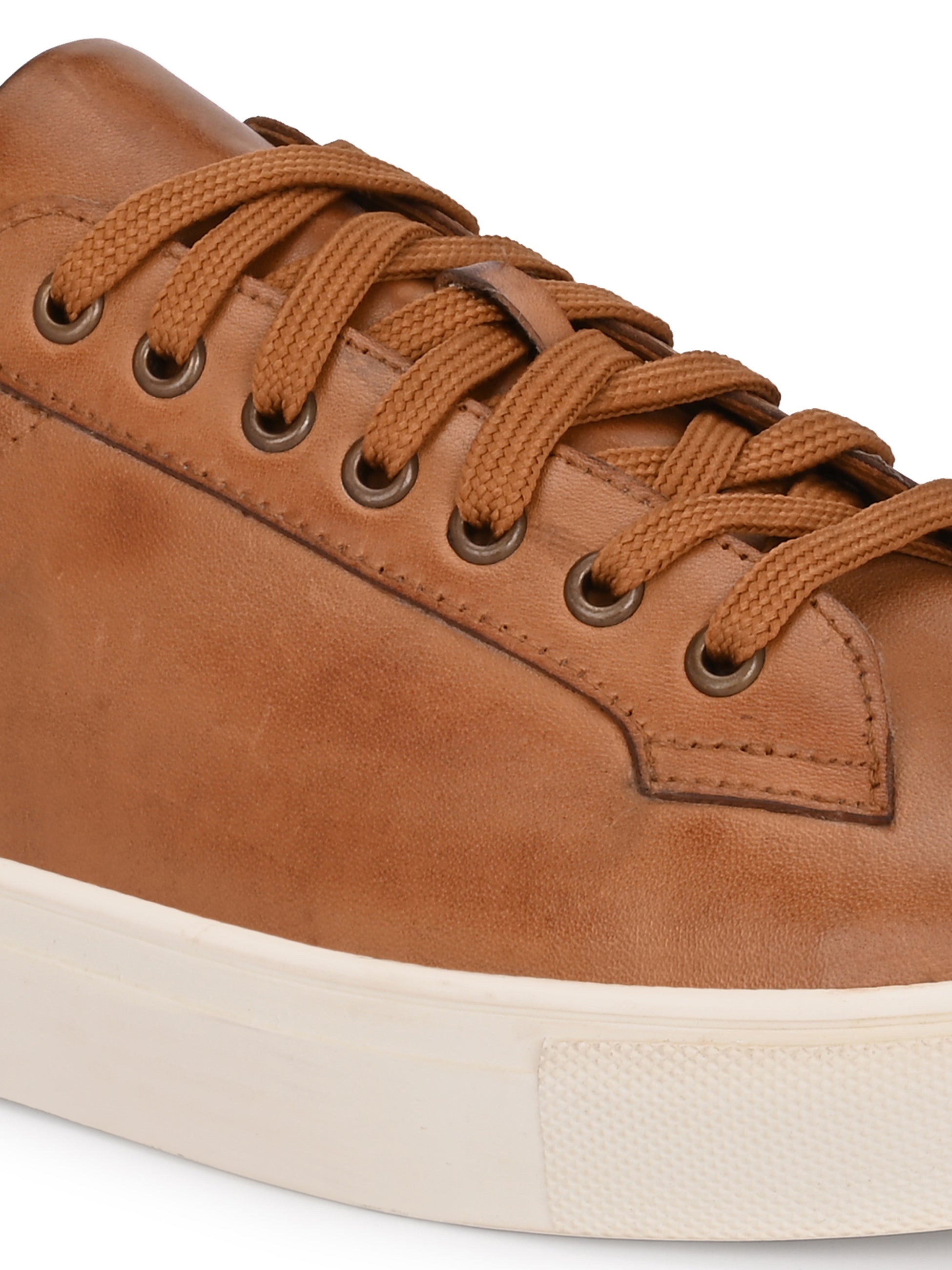 Valerio Leather Lace up Sneakers