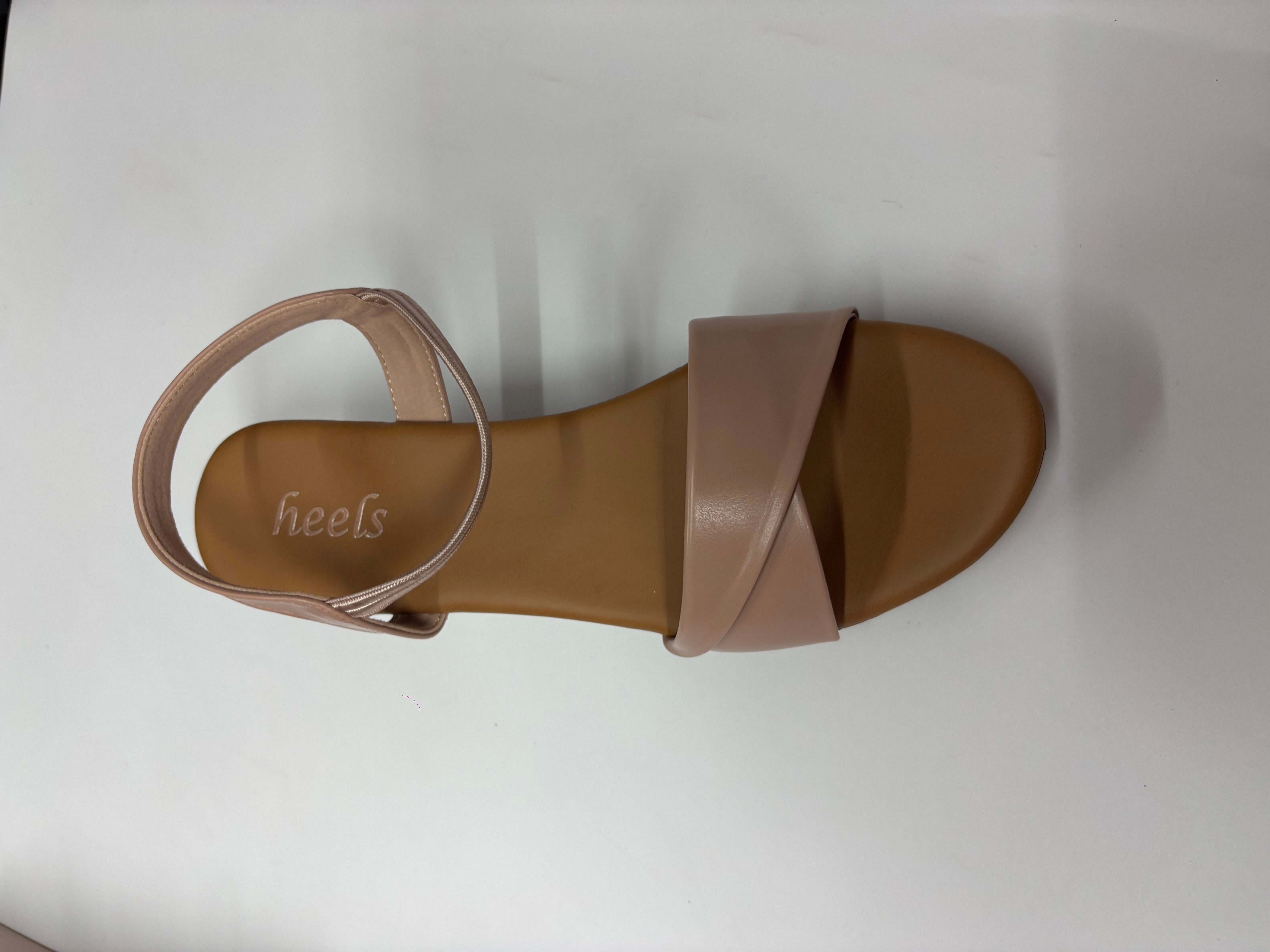 Jessica Platform Peep Toe Block Heel Sandals