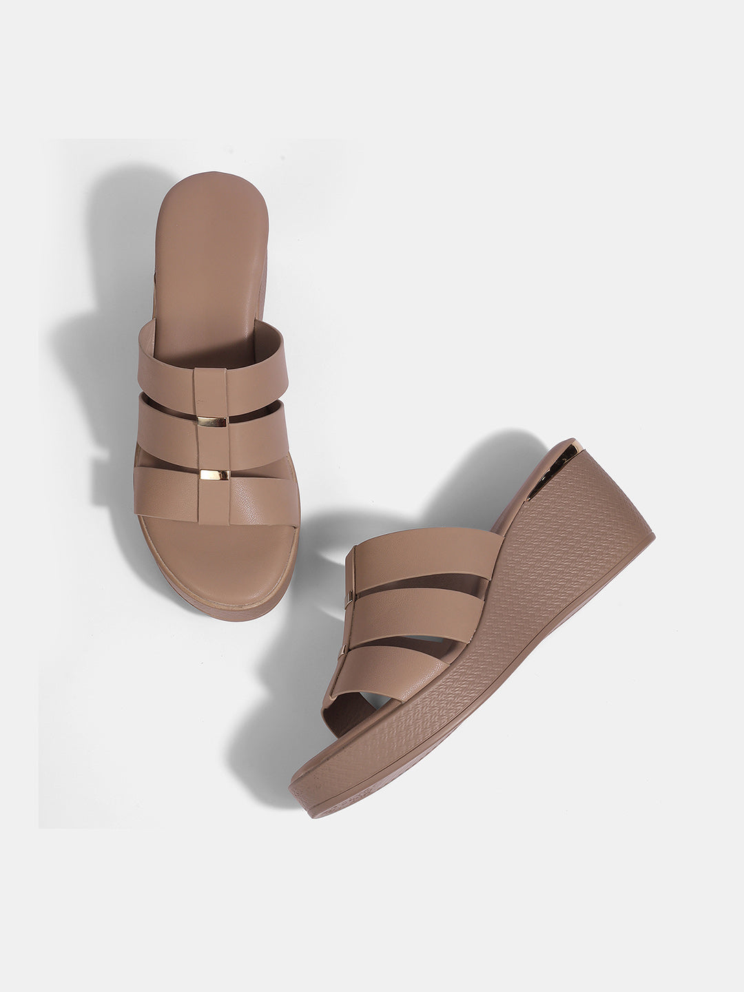 Sydney Wedge Strap Heels