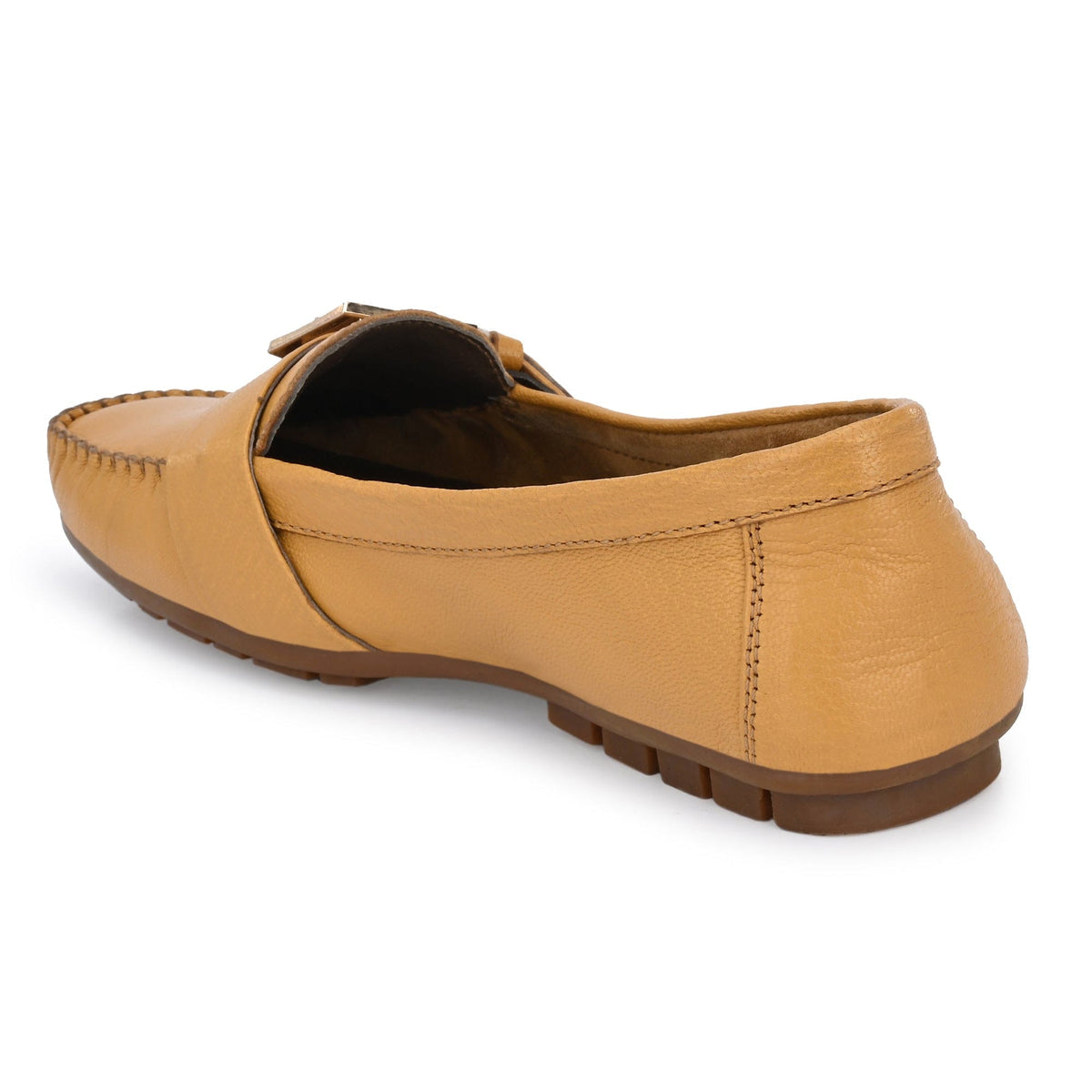 Kiya Buckled Leather Loafers
