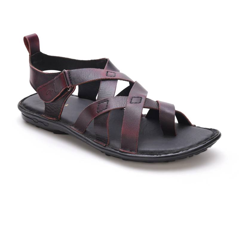 Dalton Leather CrissCross Sandals (ch