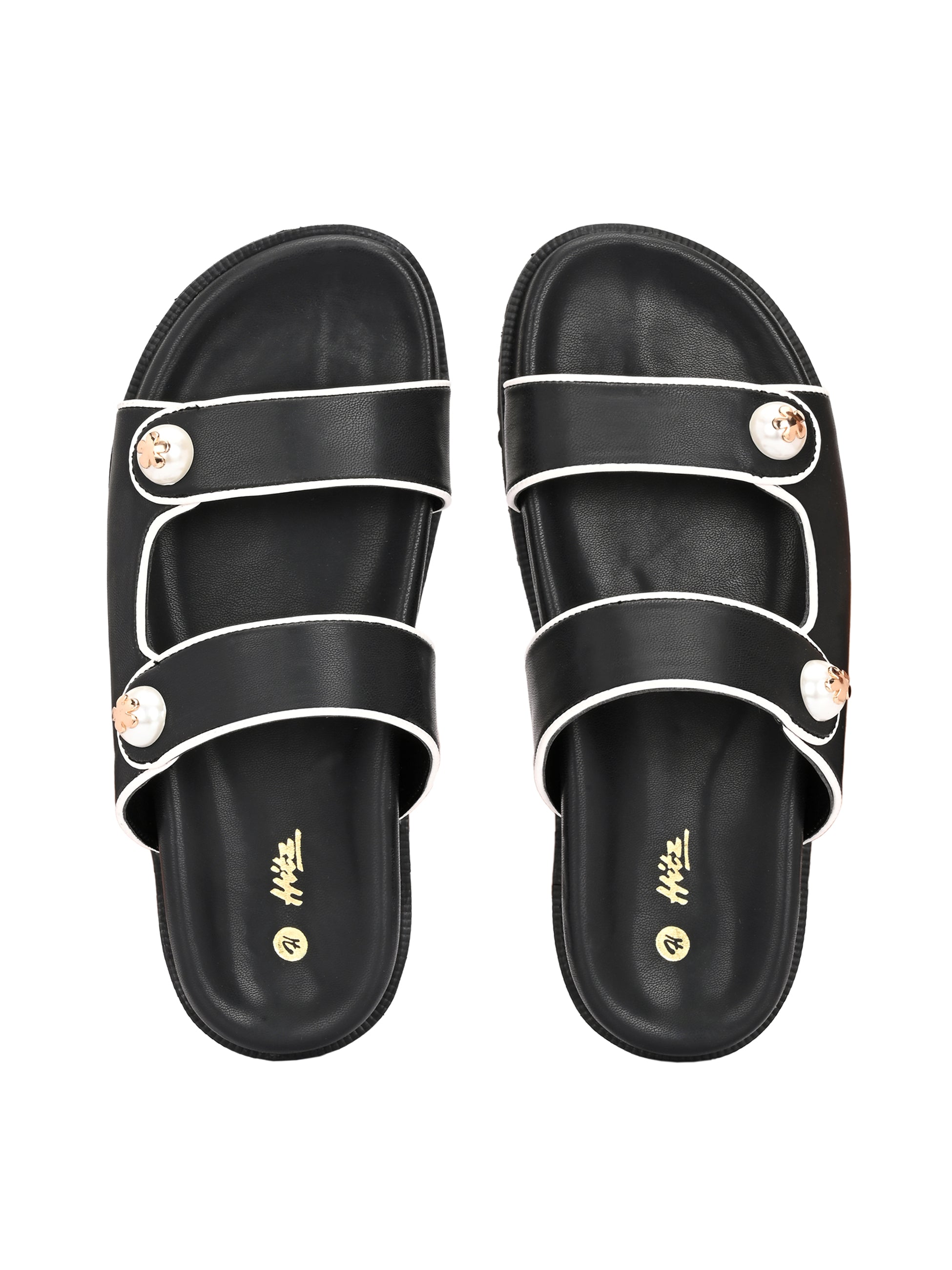 Athena Pipin Strappy Sliders