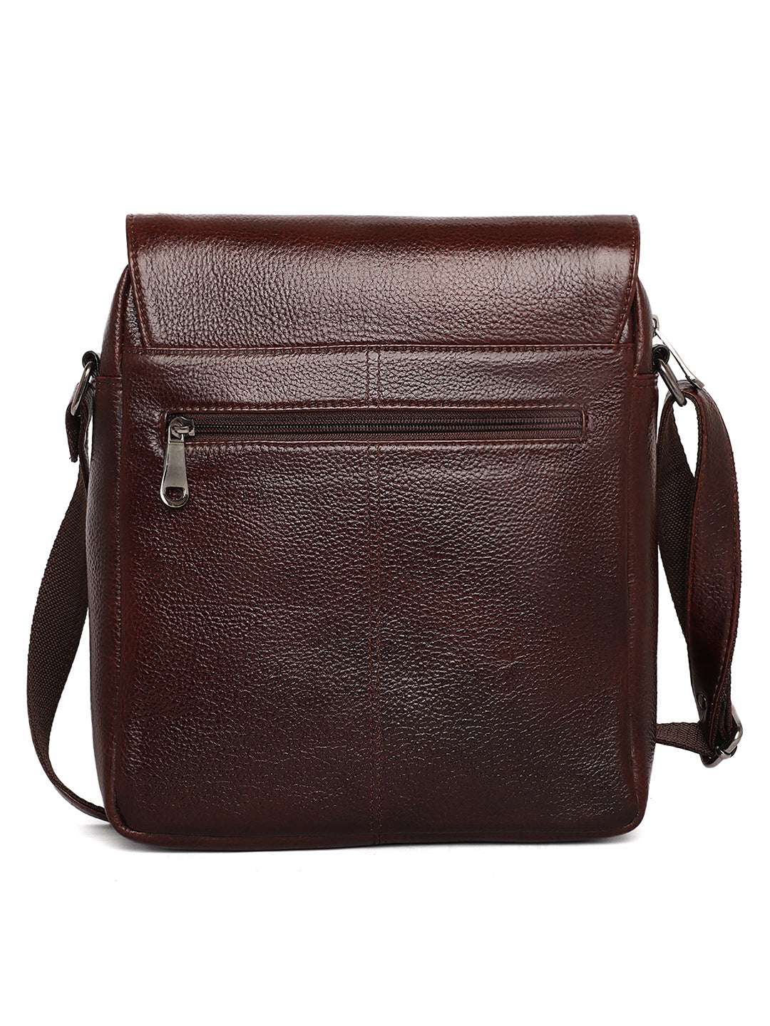 Brown Leather Crossbody bags FL500 - The Heels India