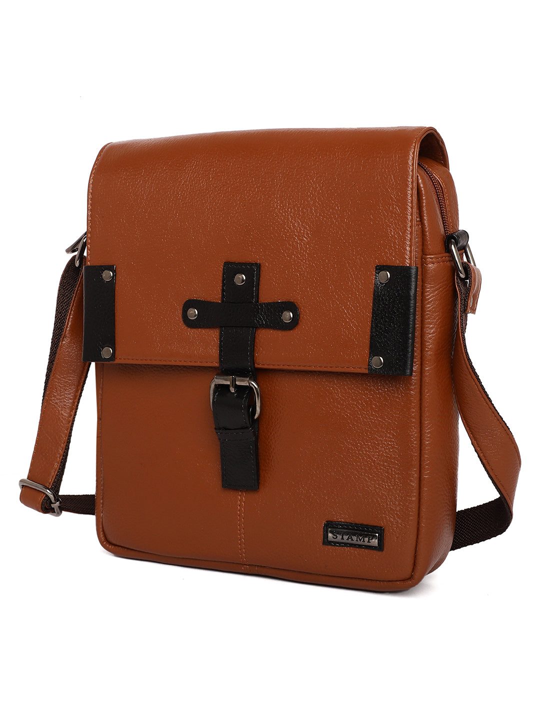 Tan Leather Crossbody bags FL500