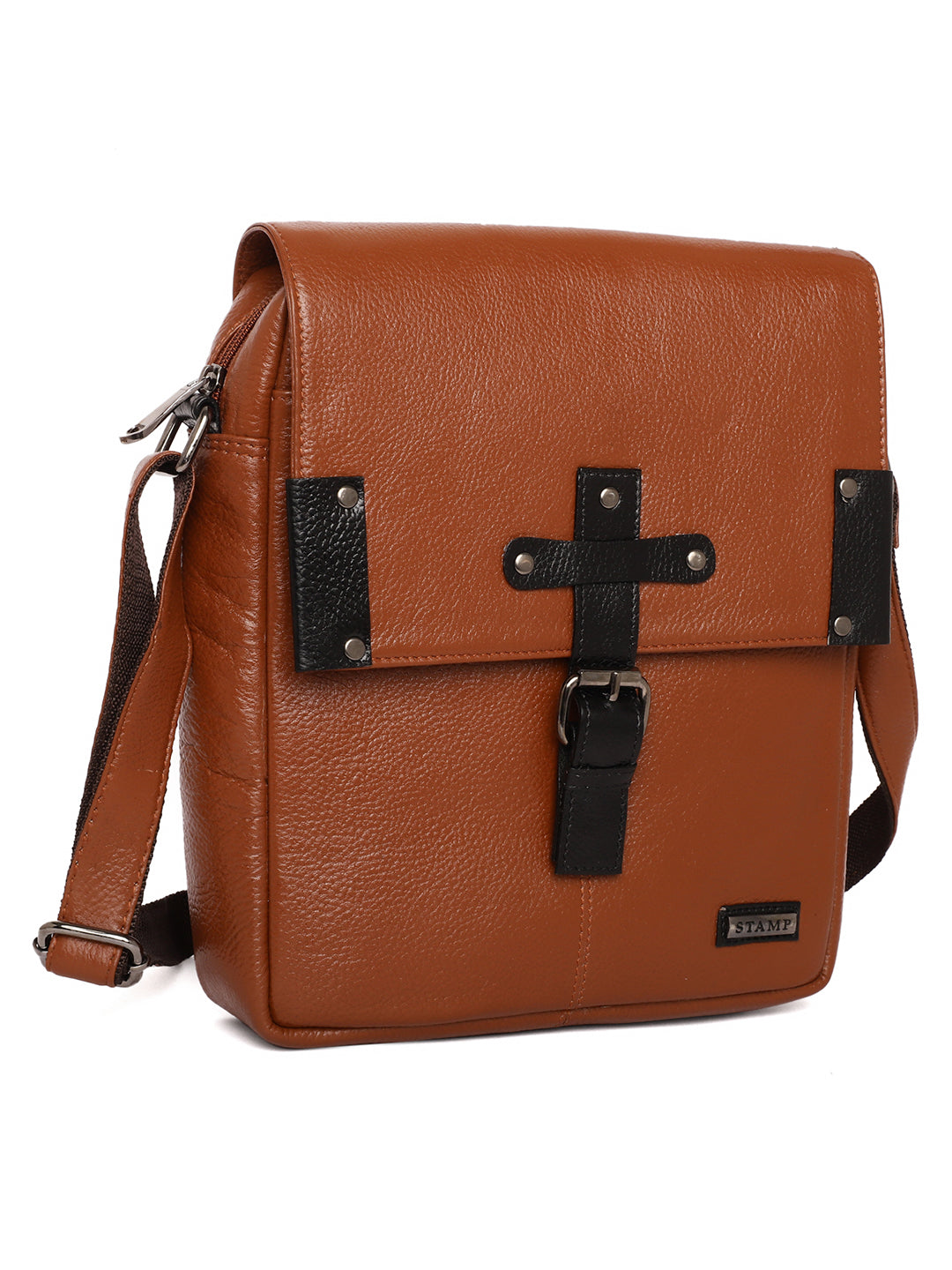Tan Leather Crossbody bags FL500