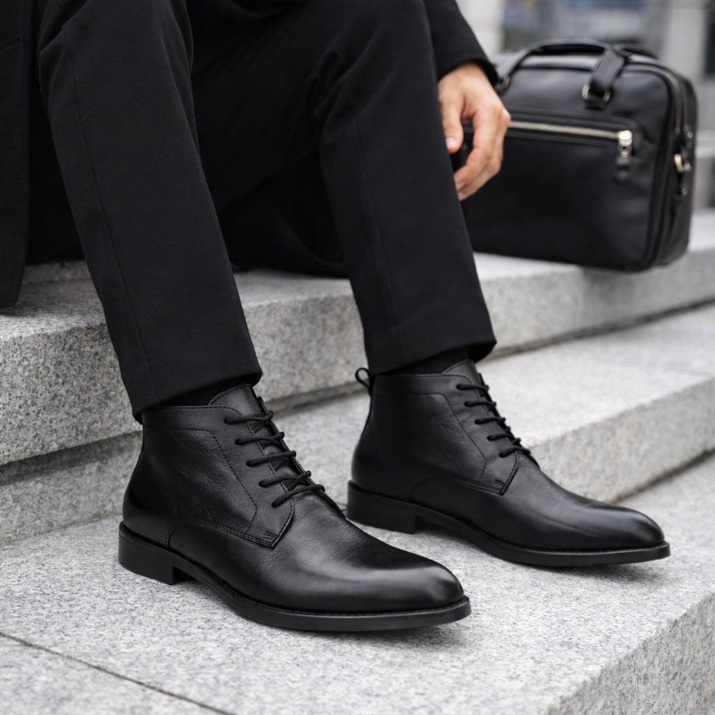 Torino Premium Leather Lace Boots