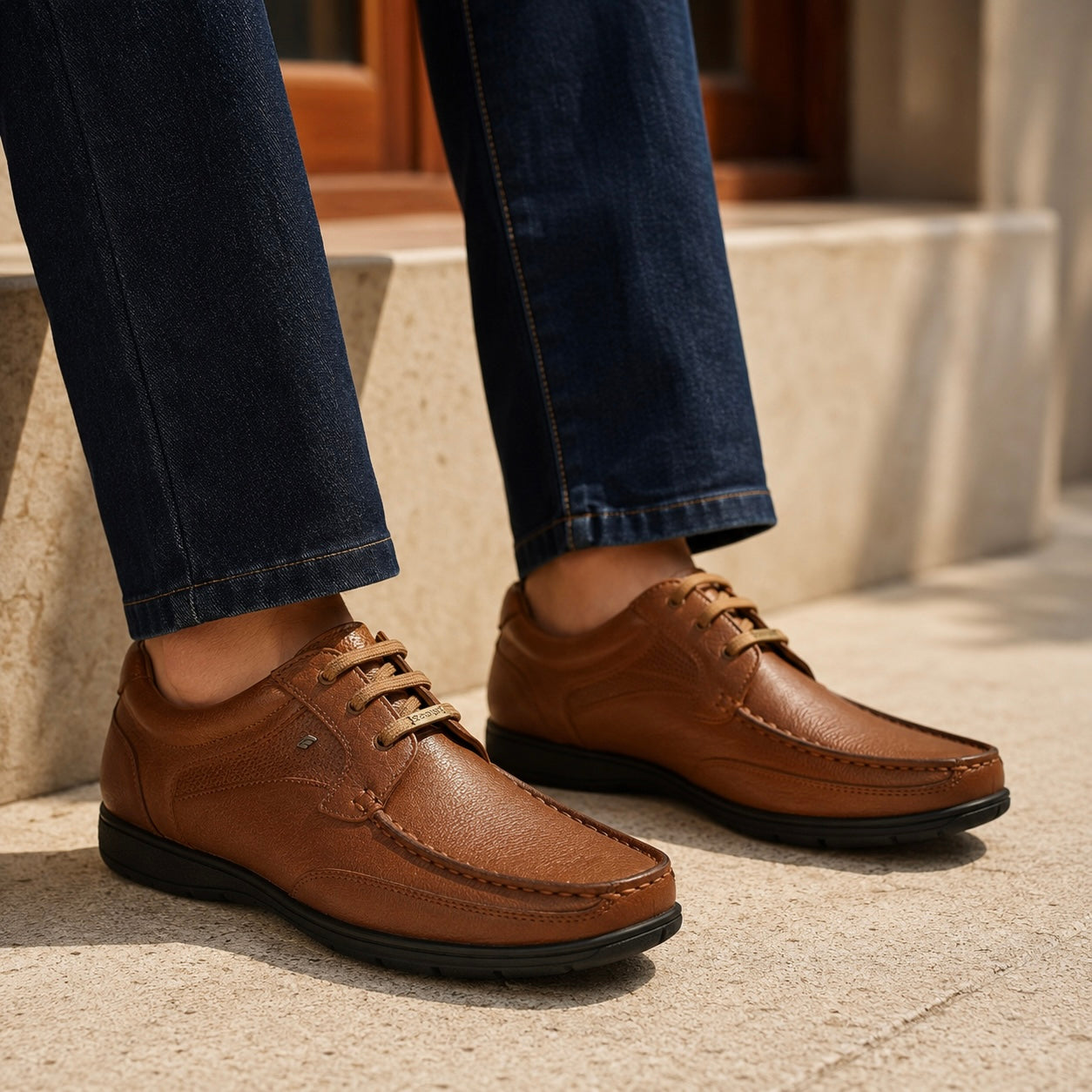 Walter Leather Lace up Derby Everyday Shoes