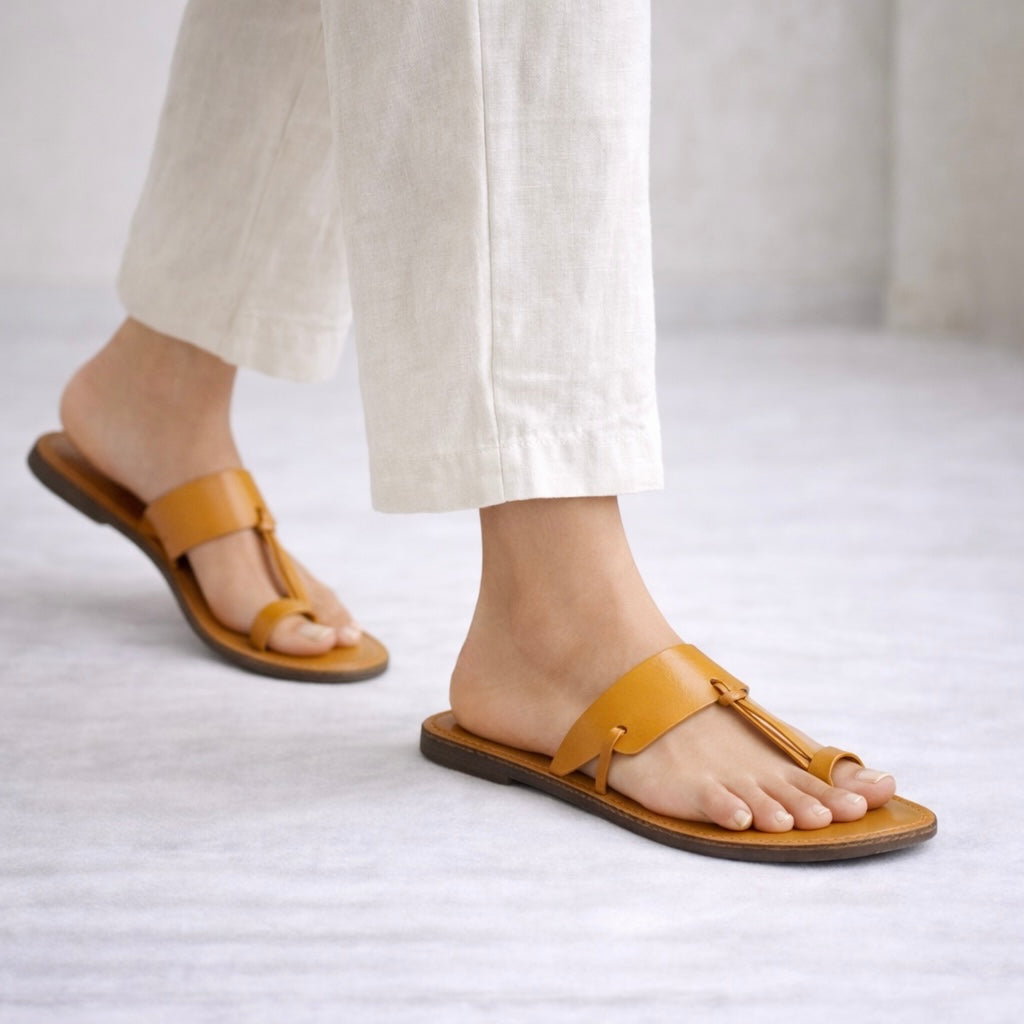 Classic Leather Kohlapuri Slippers - The Heels India