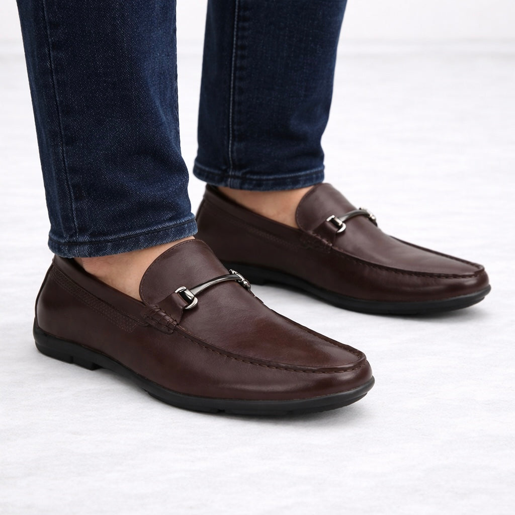 Alberto Premium Leather Loafers - The Heels India