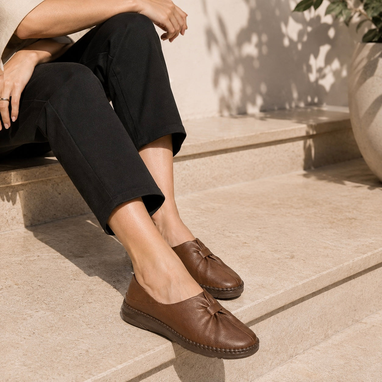 Martina Premium Leather Comfort Loafers