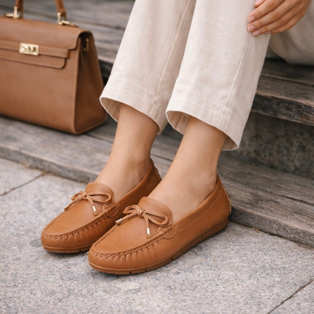 Samoura Cushioned Tassel Loafers - The Heels India