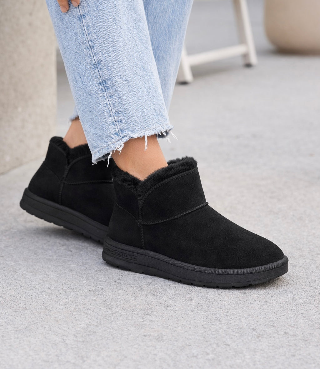 Antoine Winter Suede Ankle Fur Lined Boots