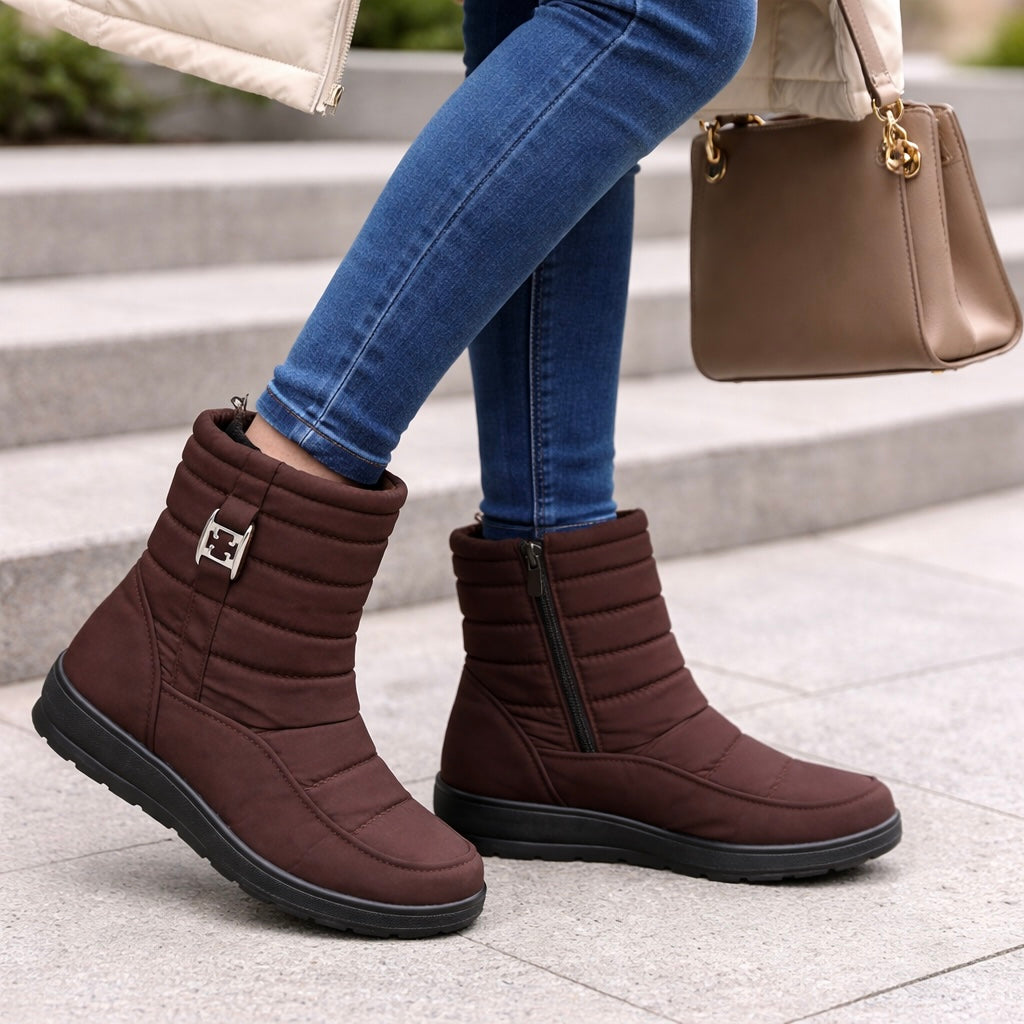 Frosta Waterproof Ankle Fur Lined Winter Boots