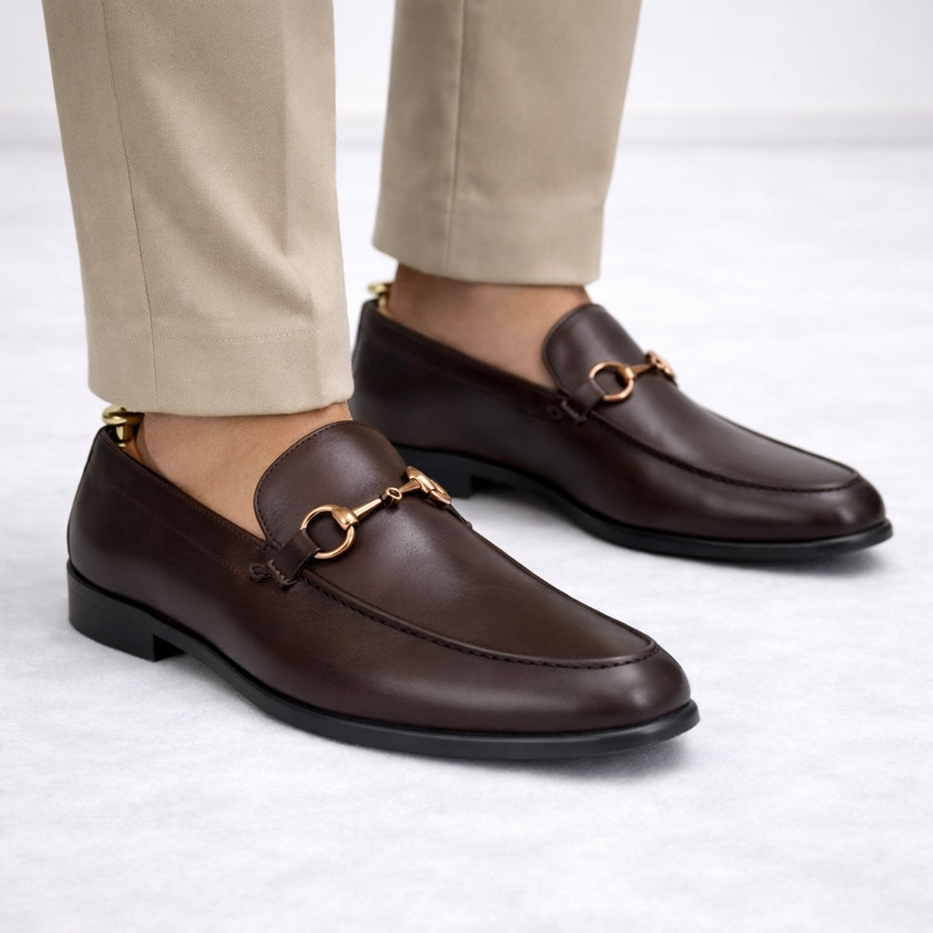 Nathan Premium Formal Leather Loafers - The Heels India