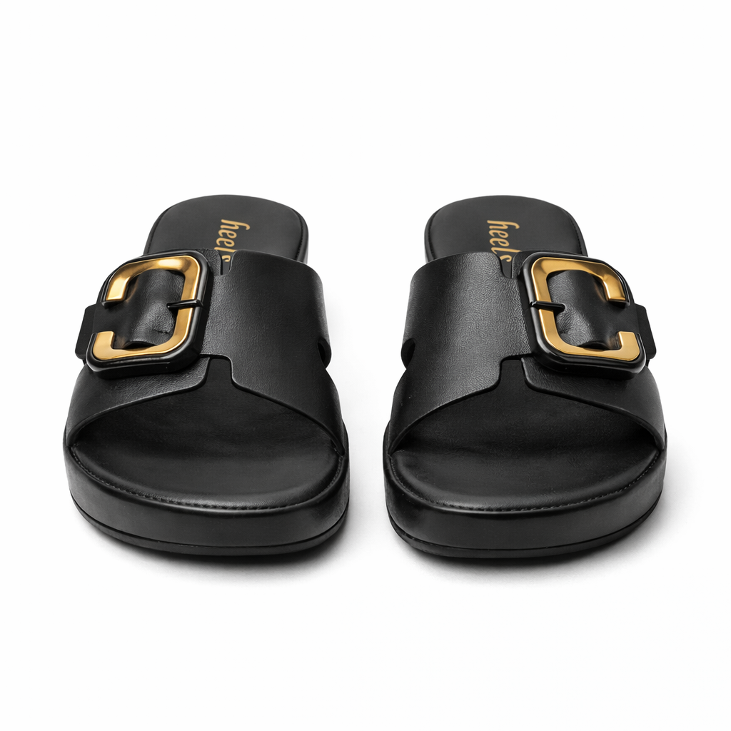 Lexi Premium Cushioned Wedge Sliders