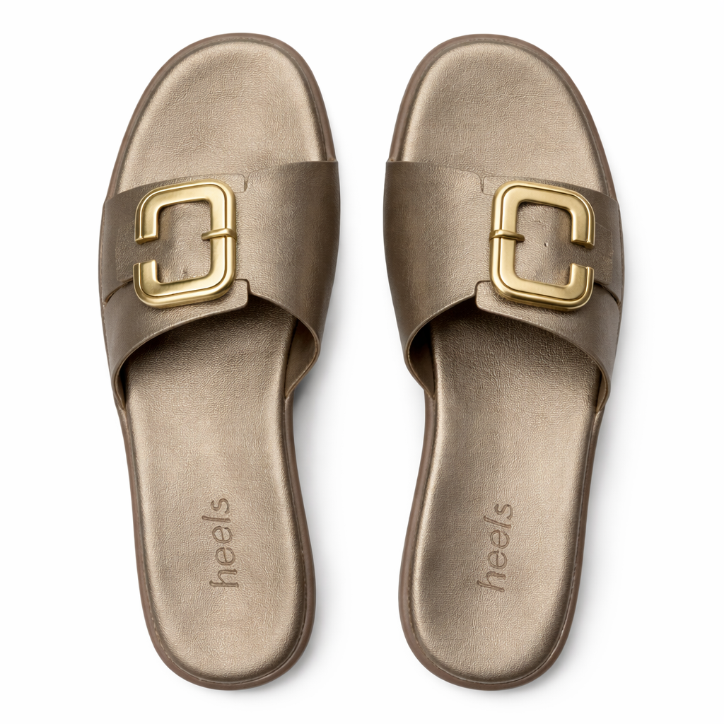 Lexi Premium Cushioned Wedge Sliders - The Heels India