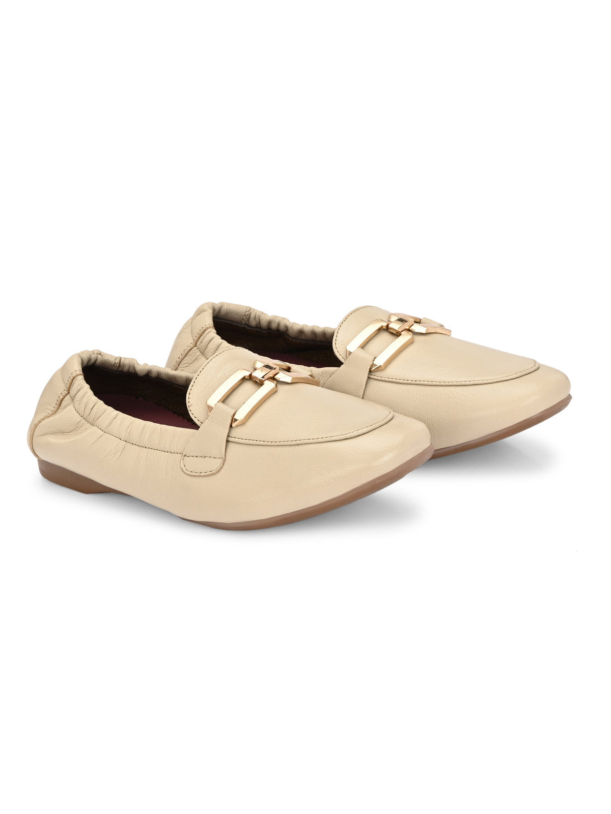 Athena Leather Ballerinas