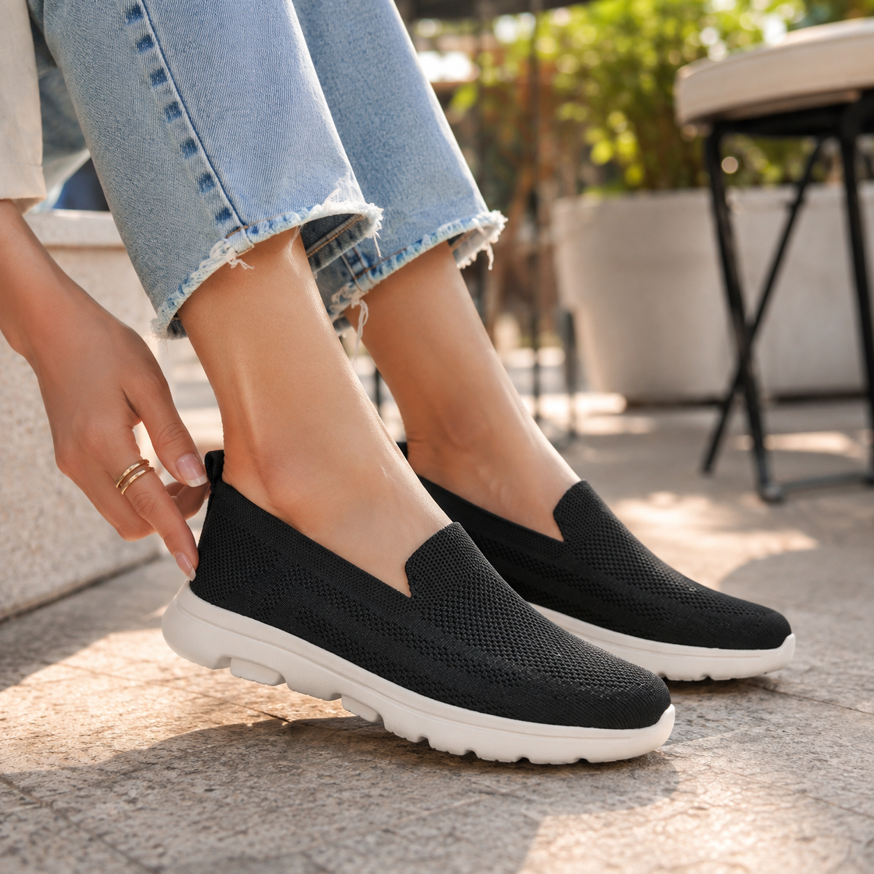 Margot Crochet Slip On Lite Everyday Sneakers