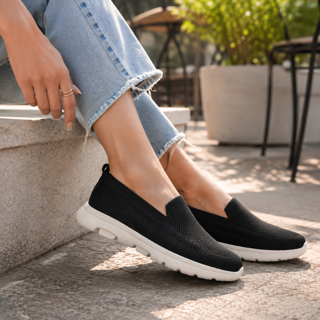 Margot Crochet Slip On Lite Everyday Sneakers