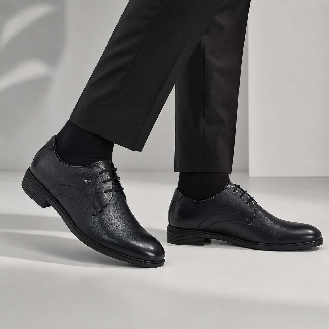 Ben Comfort Leather Lace ups - The Heels India