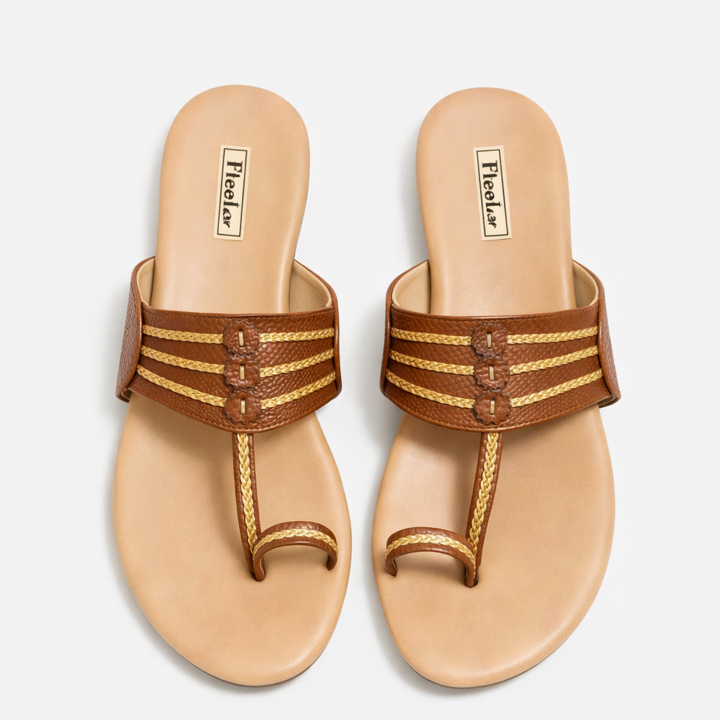 Samantha Cushioned Kohlapuris - The Heels India