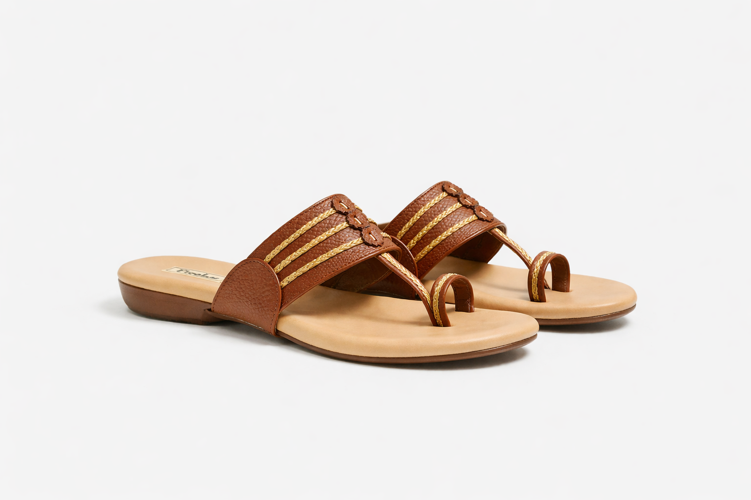 Samantha Cushioned Kohlapuris - The Heels India