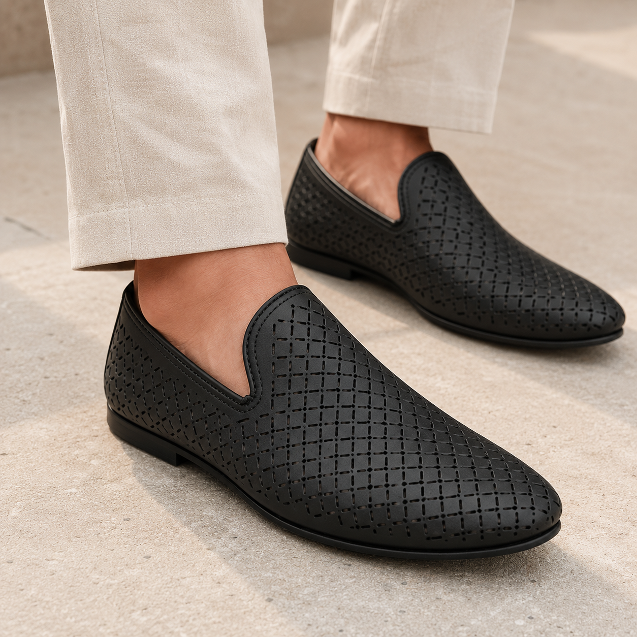 Marquis Leather Ethnic Mojri - The Heels India