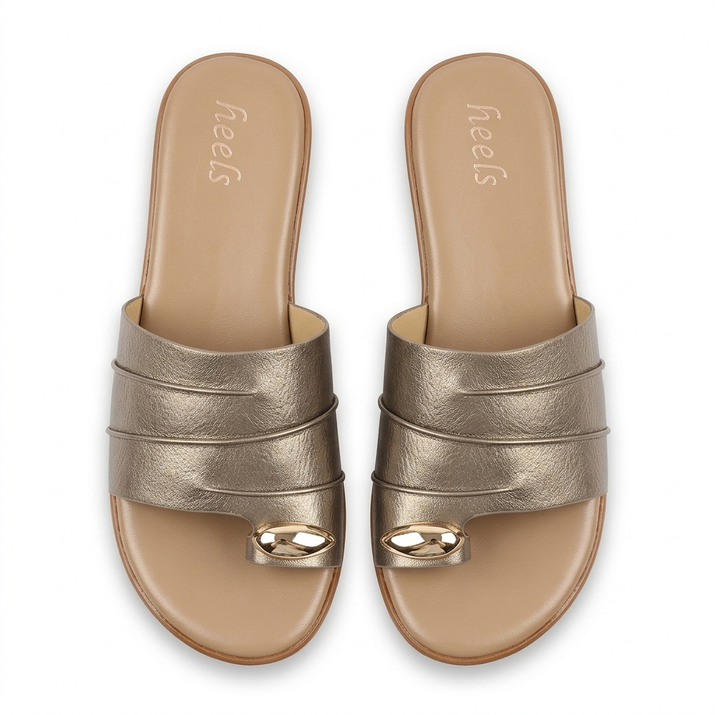 Kelly Buckled Thumb Wedge Peep Toe Heels
