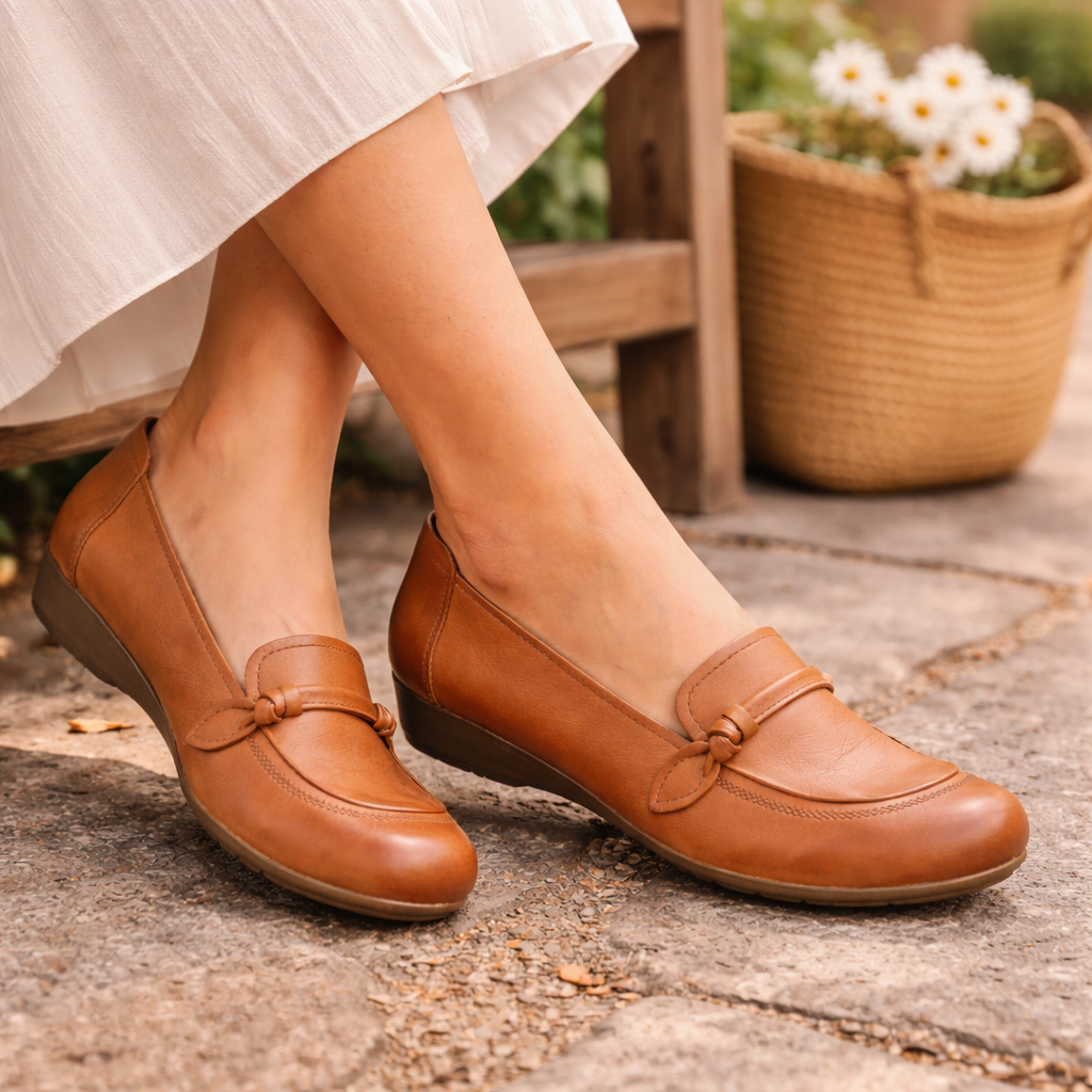 Lina Premium Leather Comfort Loafers