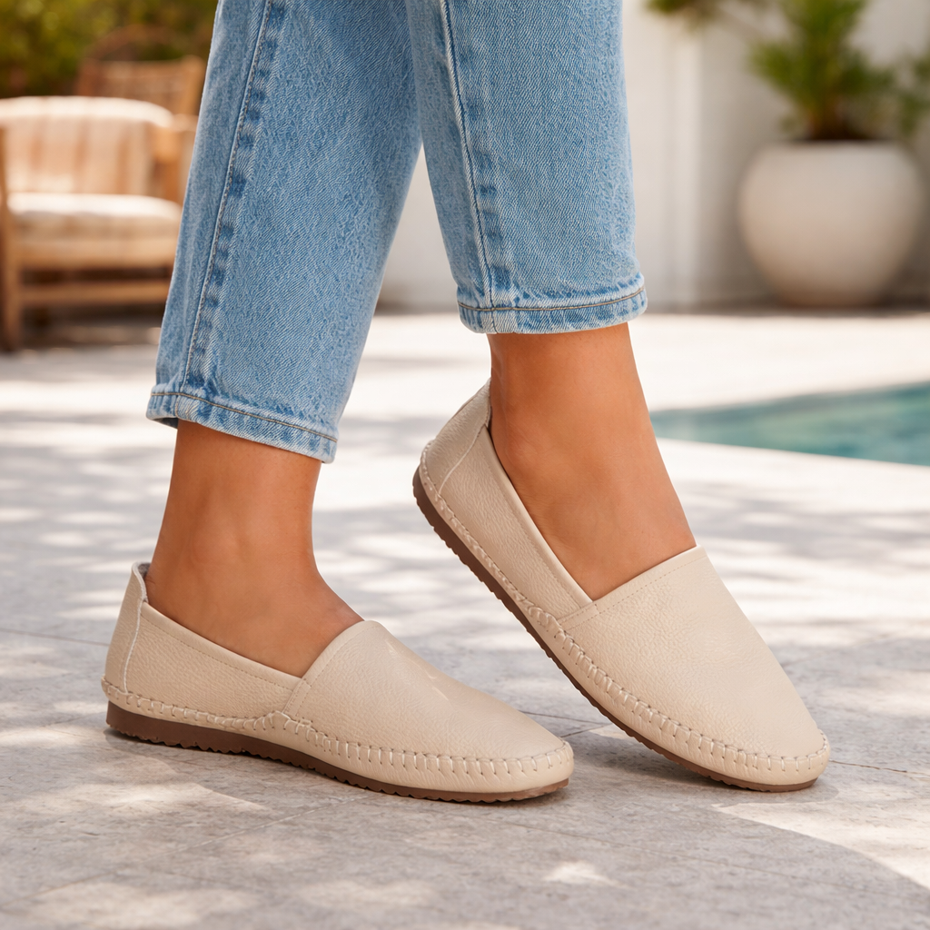 Bellami Summer Cushioned Espadrille Loafers - The Heels India