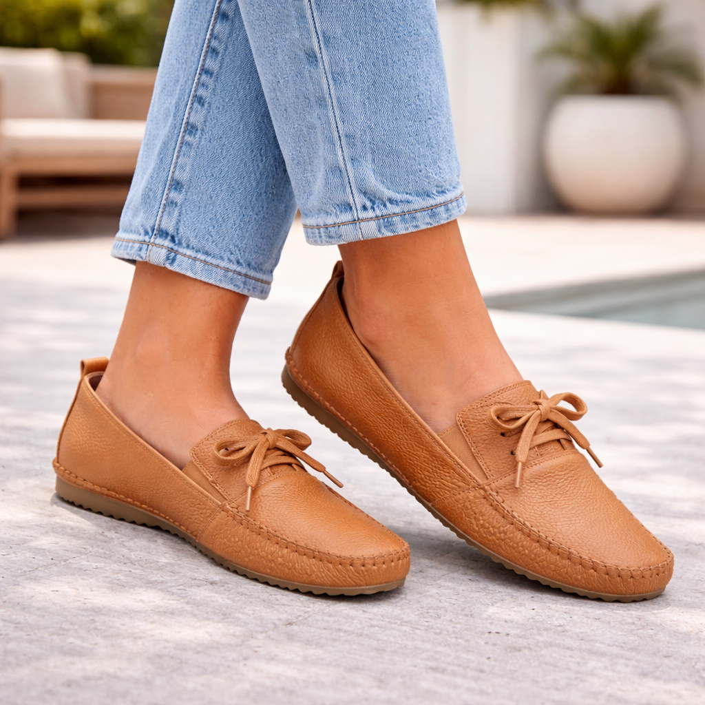 Clarrise Summer Cushioned Lace Up Espadrille Loafers - The Heels India