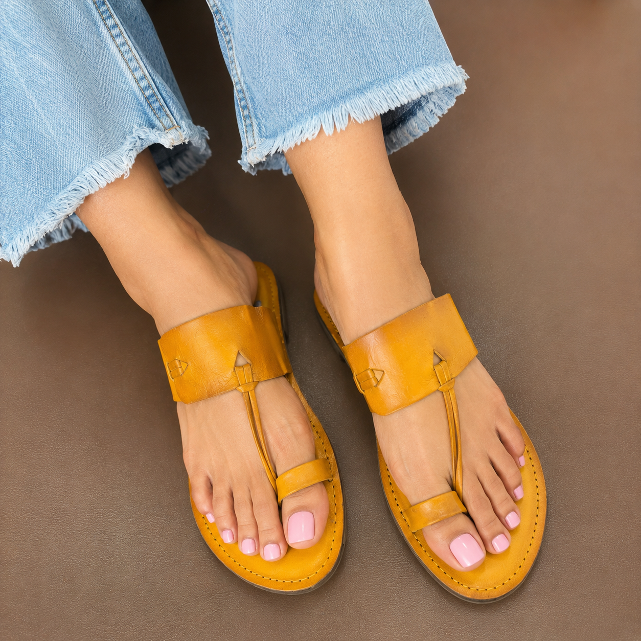 Classic Leather Kohlapuri Slippers - The Heels India